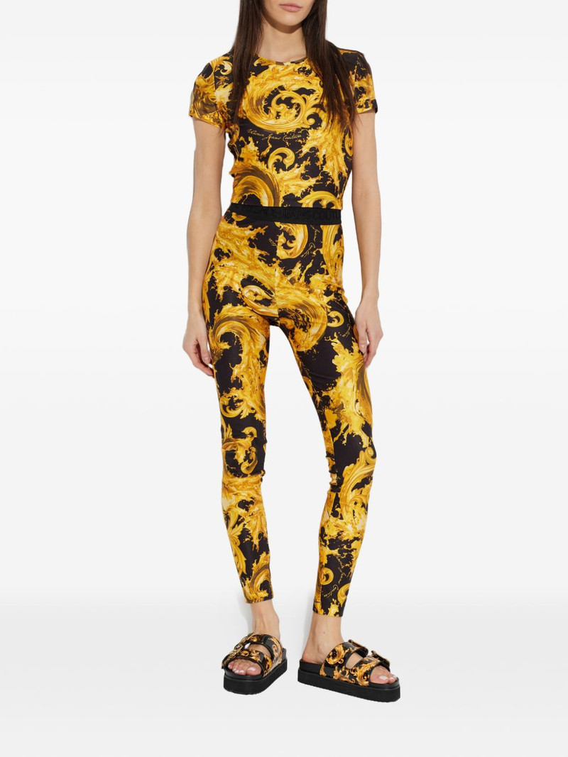 buckled Barocco-print sandals 5