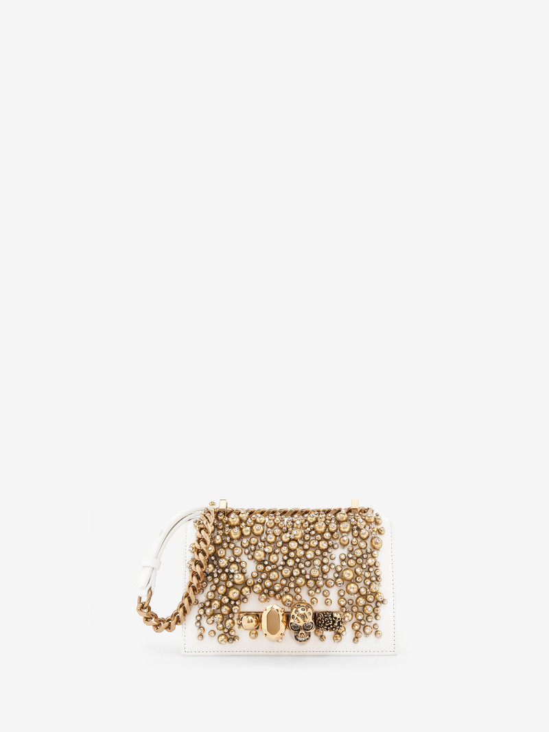 Crystal Embroidery Mini Jewelled Satchel 1