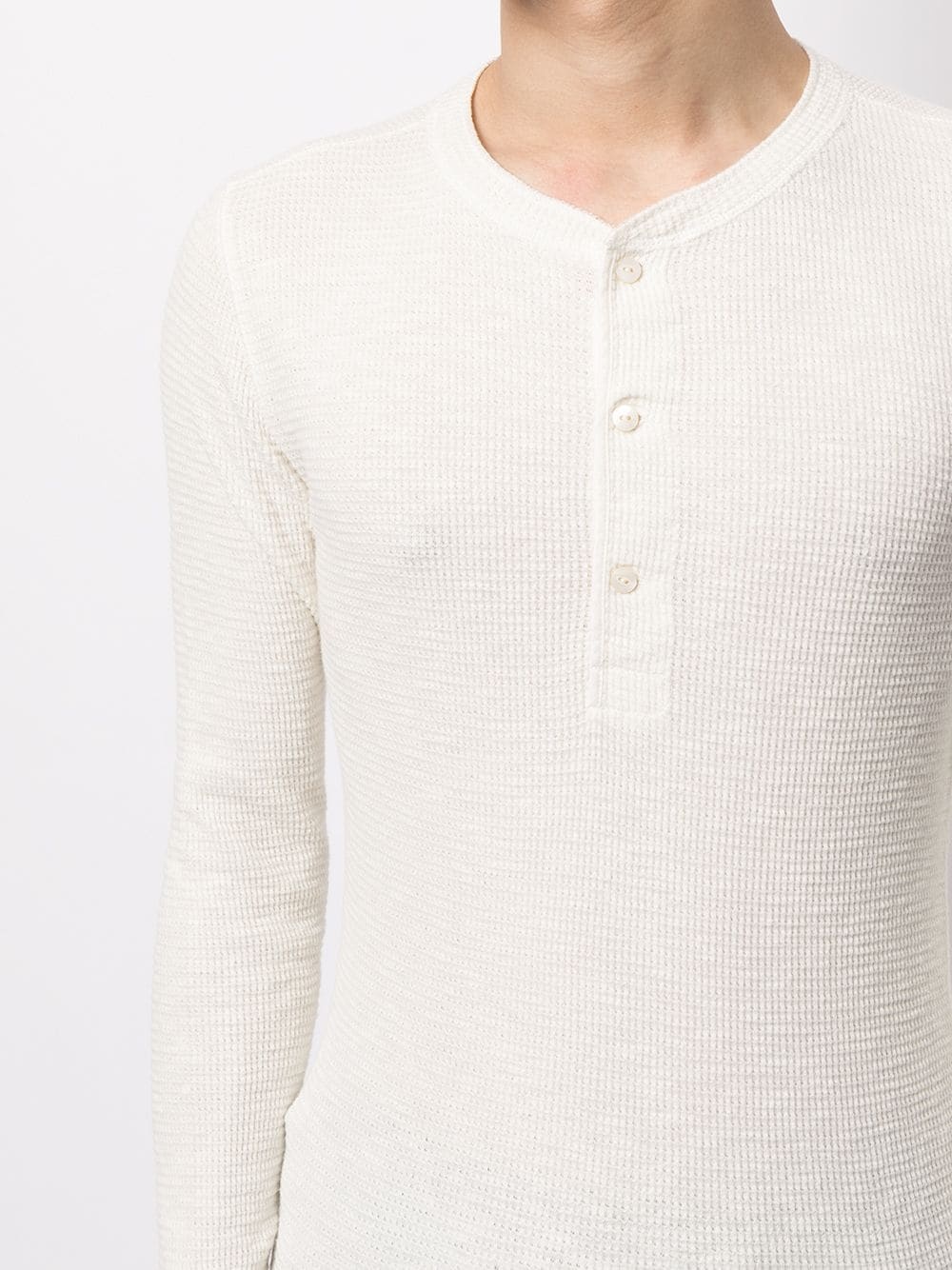 waffle-knit jumper - 5