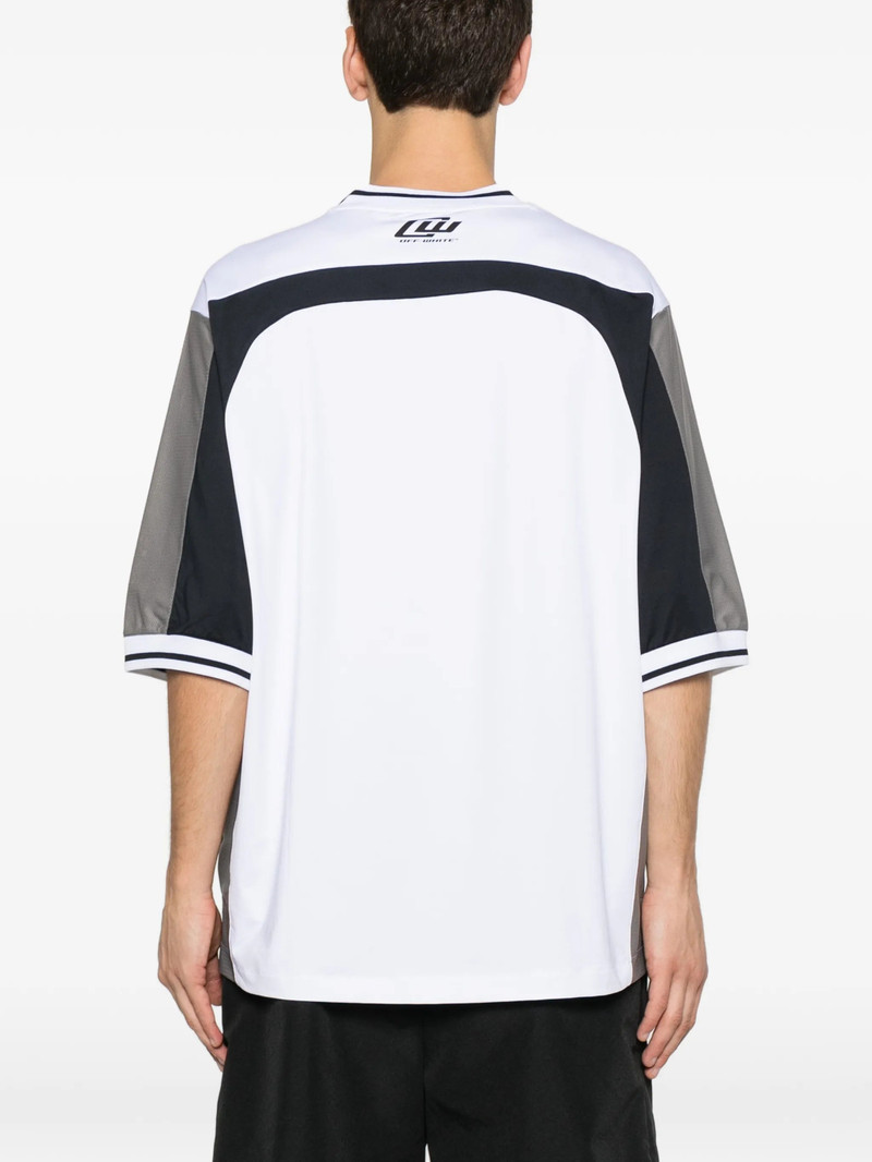 Off-White Off-white Logo-print V-neck T-shirt outlook