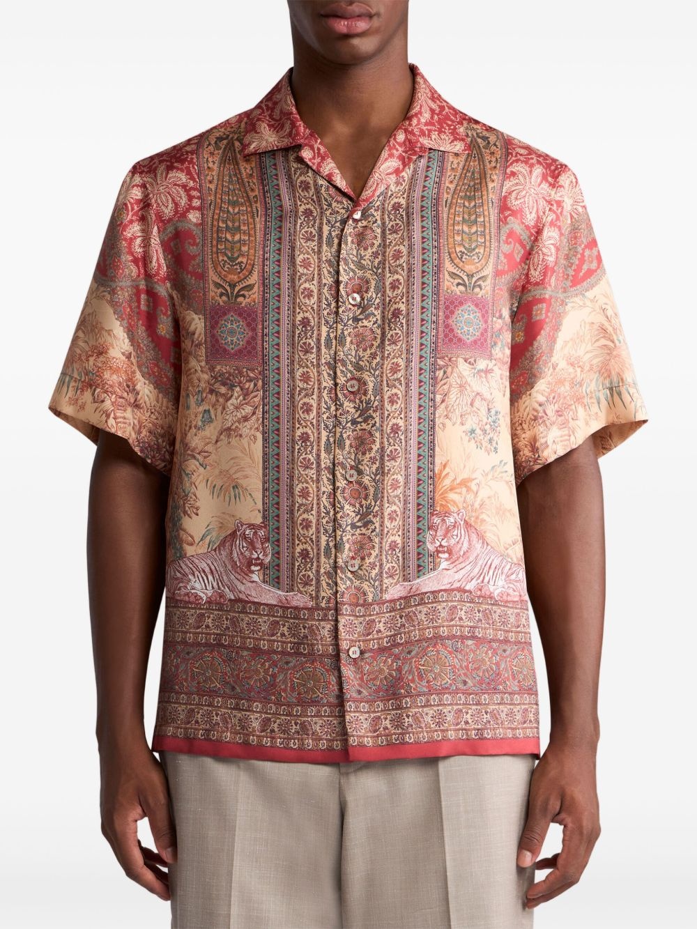 paisley-print shirt - 2