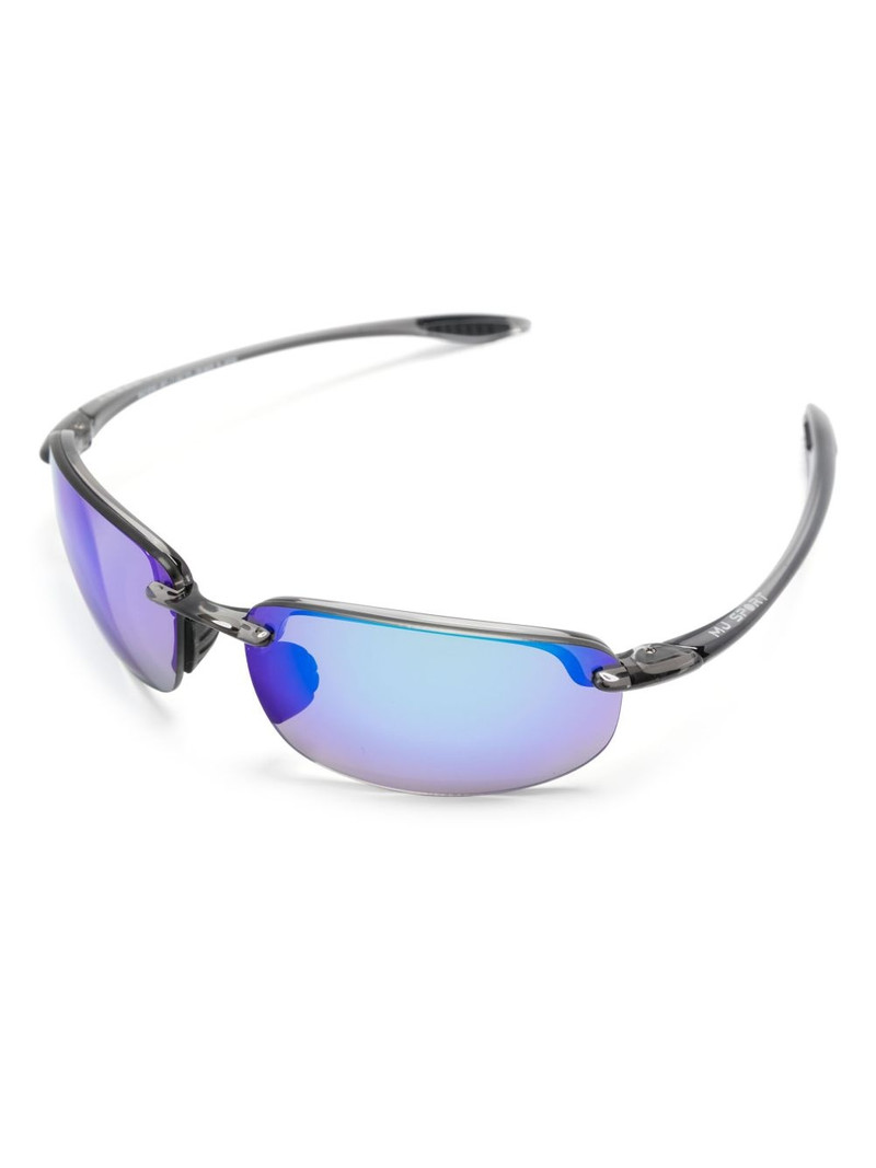 Maui Jim Ho'okipa mirrored lenses oval-frame sunglasses outlook