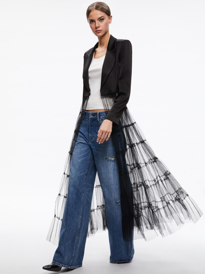 Alice + Olivia EVERLY TULLE BLAZER outlook