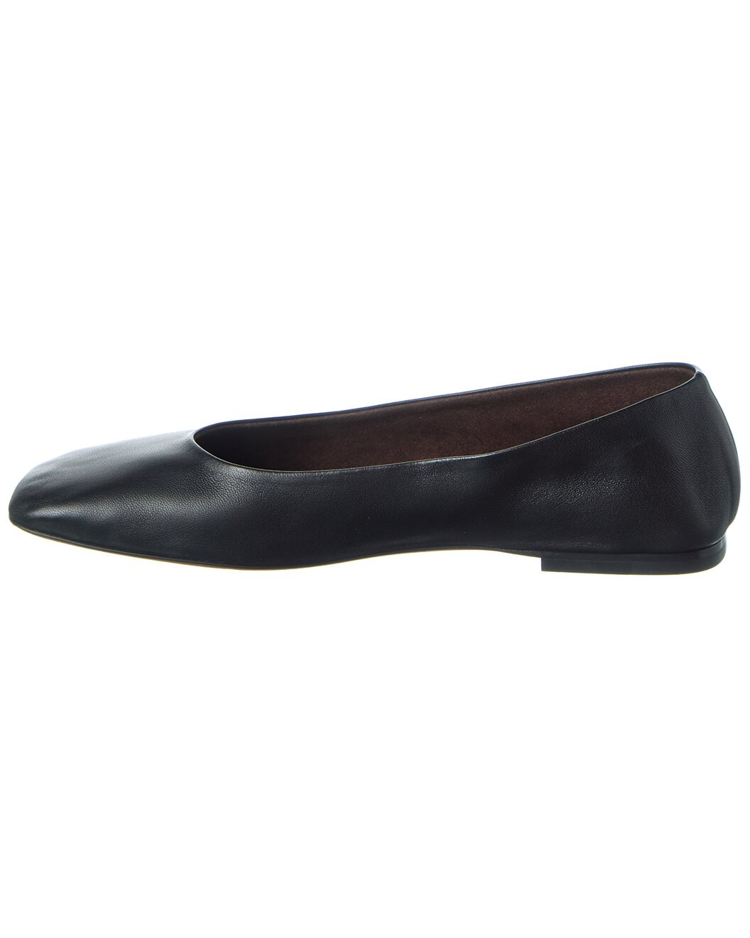 The Row Square Leather Ballet Flat - 2