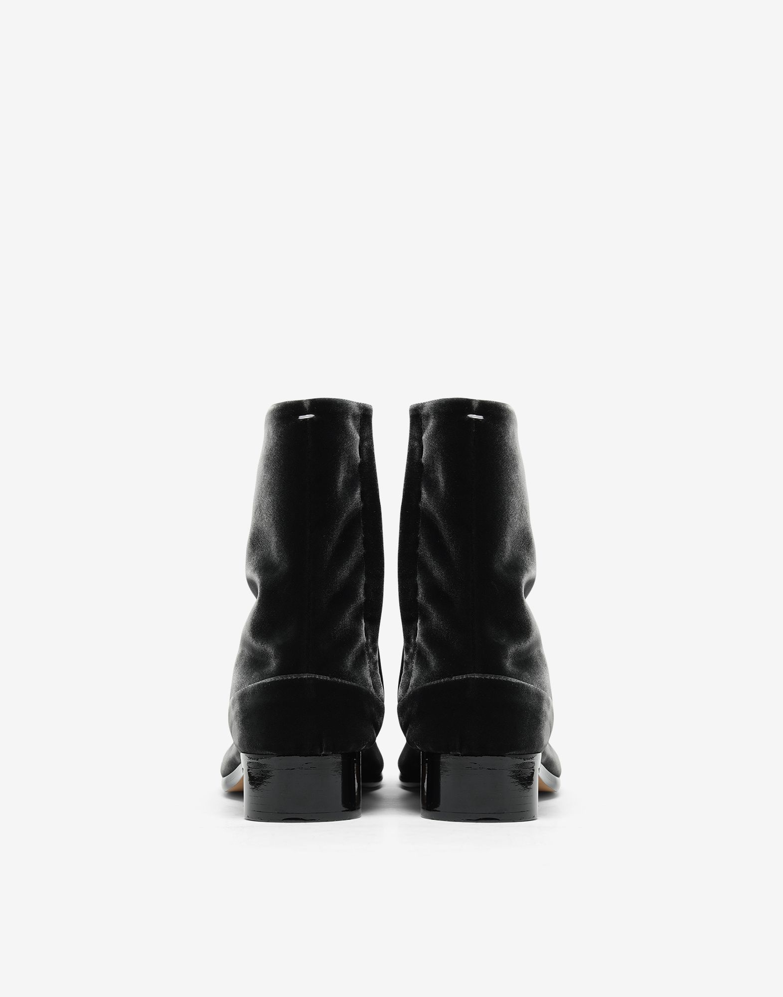 Tabi velvet ankle boots - 3