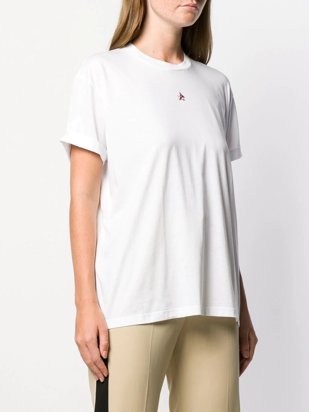 crystal-embellished T-shirt - 3