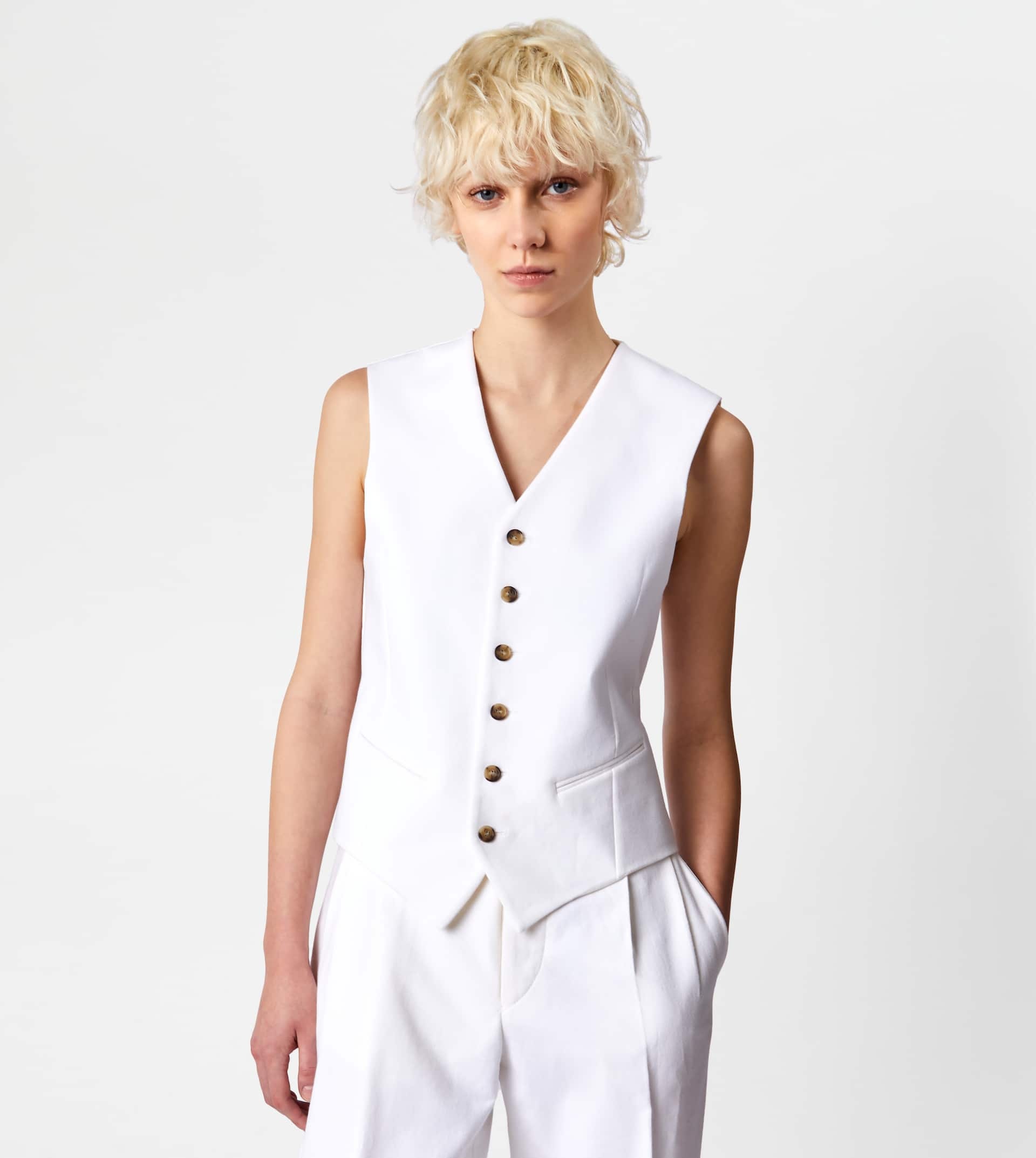 GILET - WHITE - 5