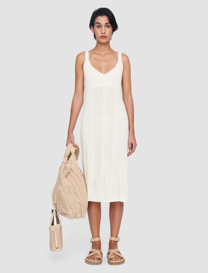 JOSEPH Cotton Rayon Rib Dress outlook