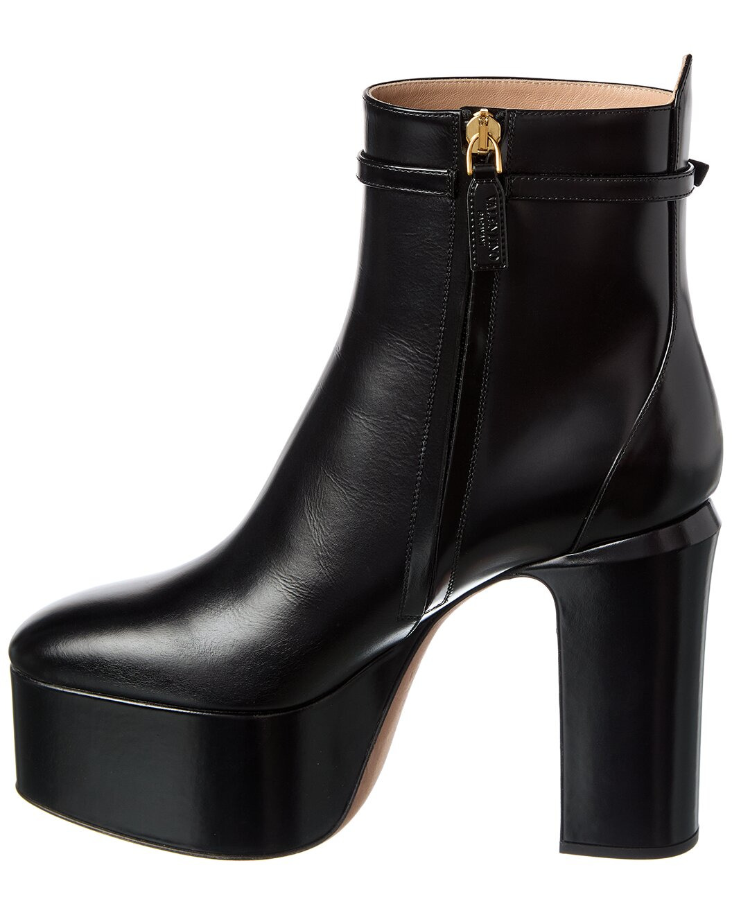 Valentino Tan-Go 155 Leather Platform Bootie - 2
