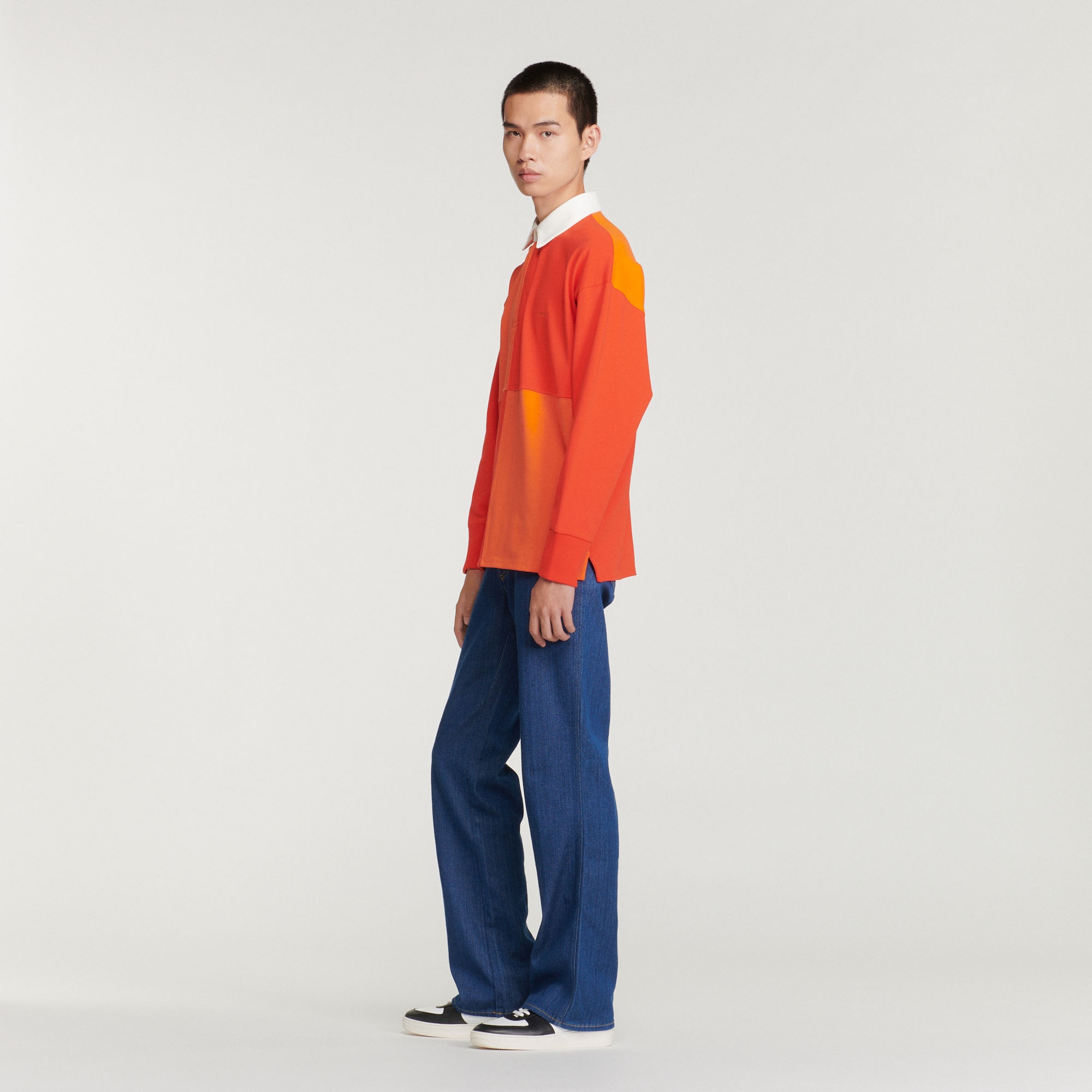 Organic cotton rugby polo shirt - 7
