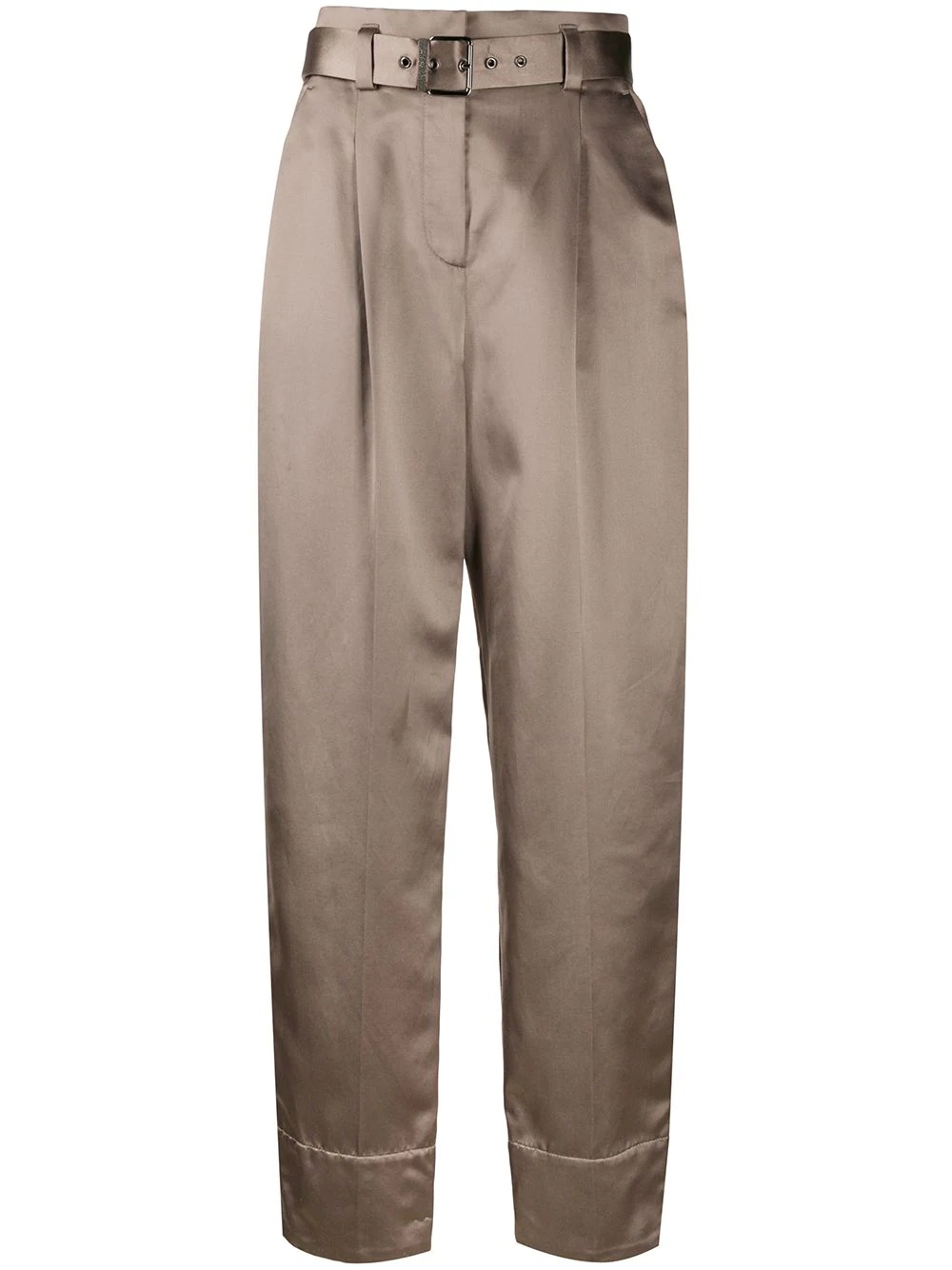 satin wide leg trousers - 1