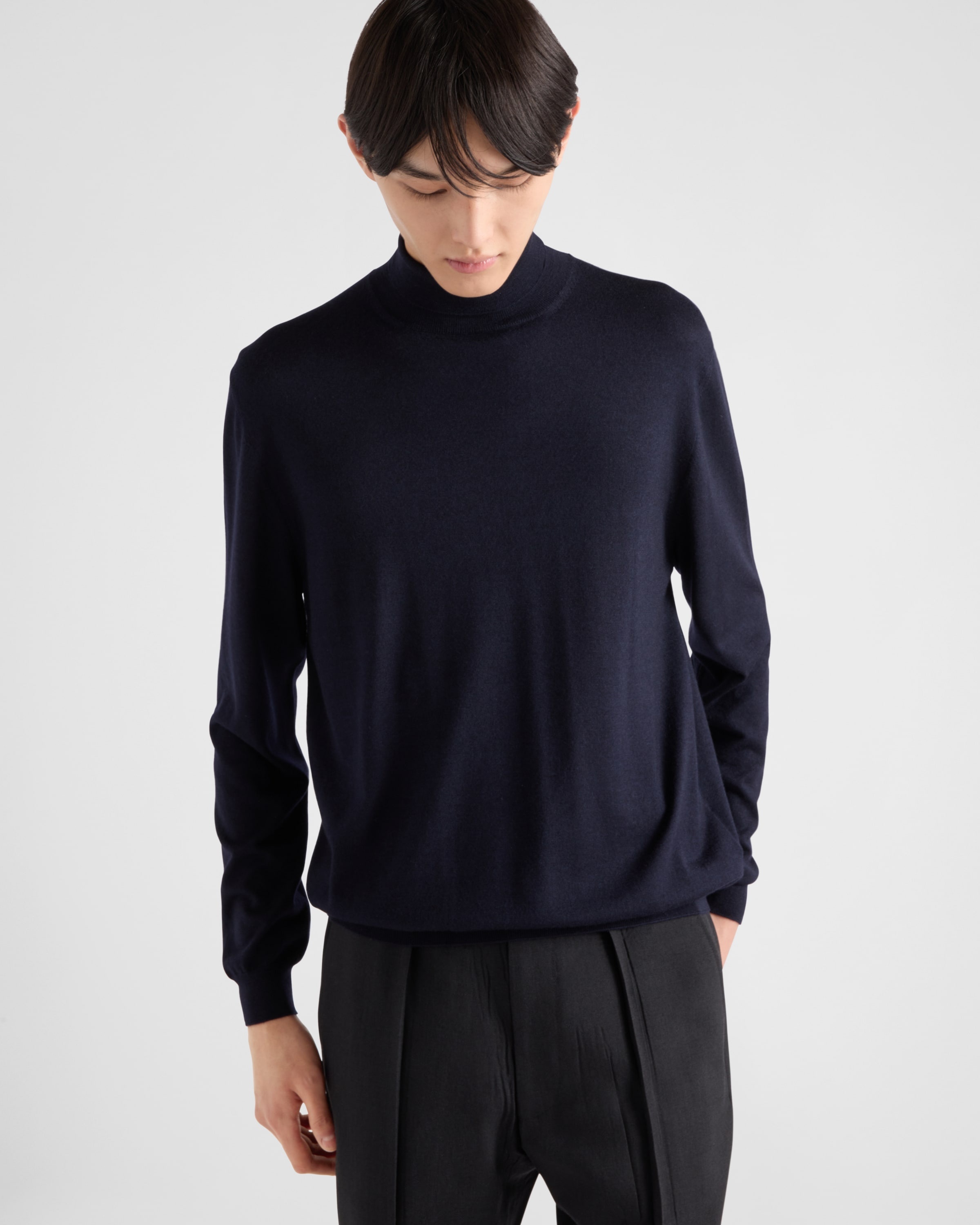 Cashmere and silk turtleneck sweater - 4