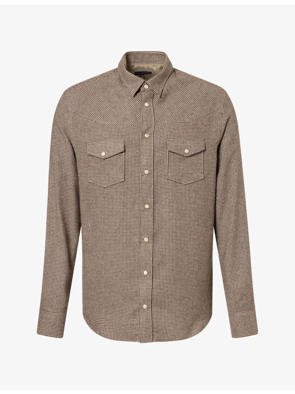 Western Check Flannel Cotton-Blend Shirt - 1