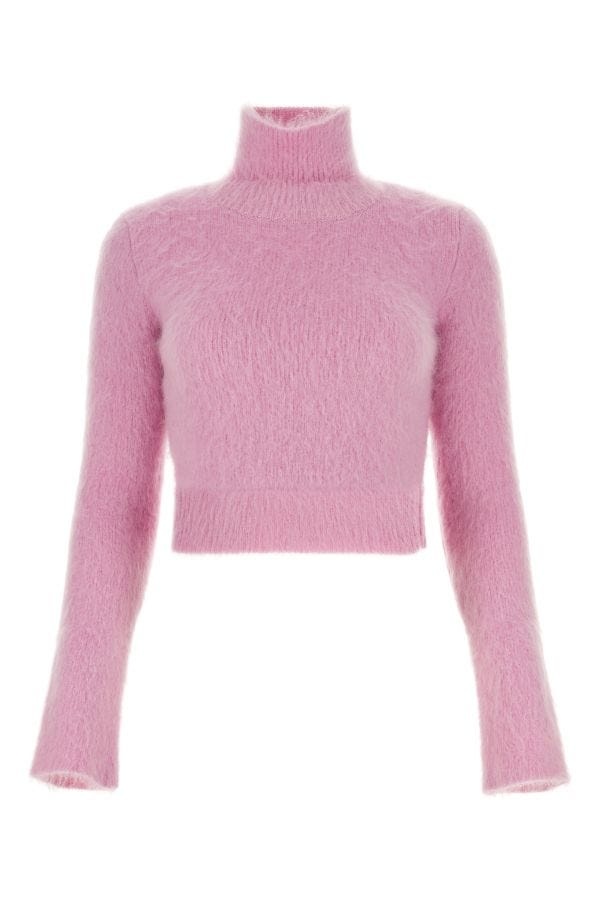 Pink wool blend sweater - 1