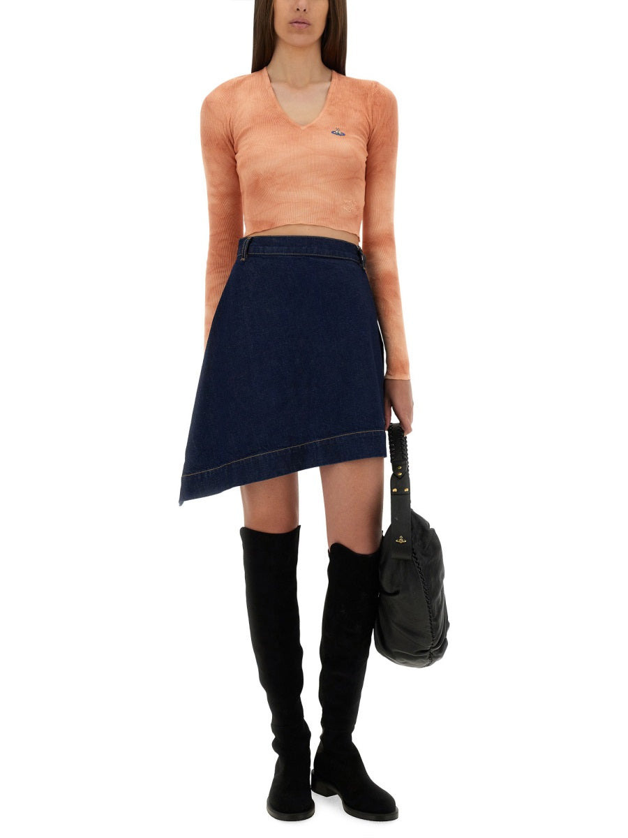 Vivienne Westwood Women "Bea Cropped" Top - 2