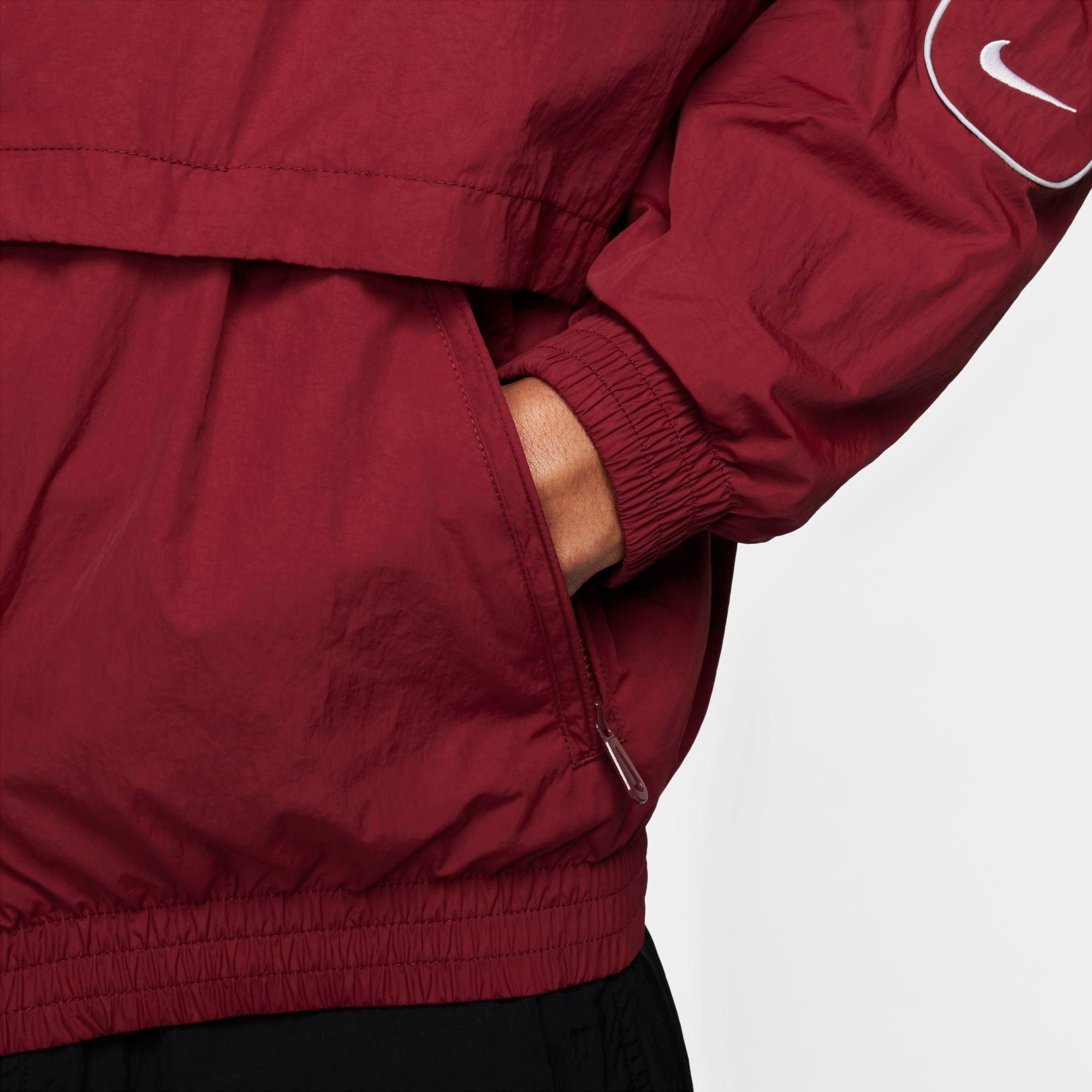 MEN'S NIKE SPORTSWEAR SOLO SWOOSH WOVEN TRACK JACKET - 5