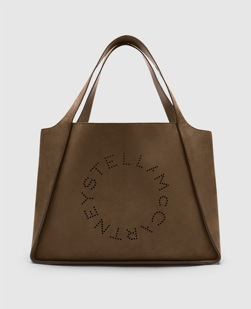 Logo Large Suede Tote Bag 1