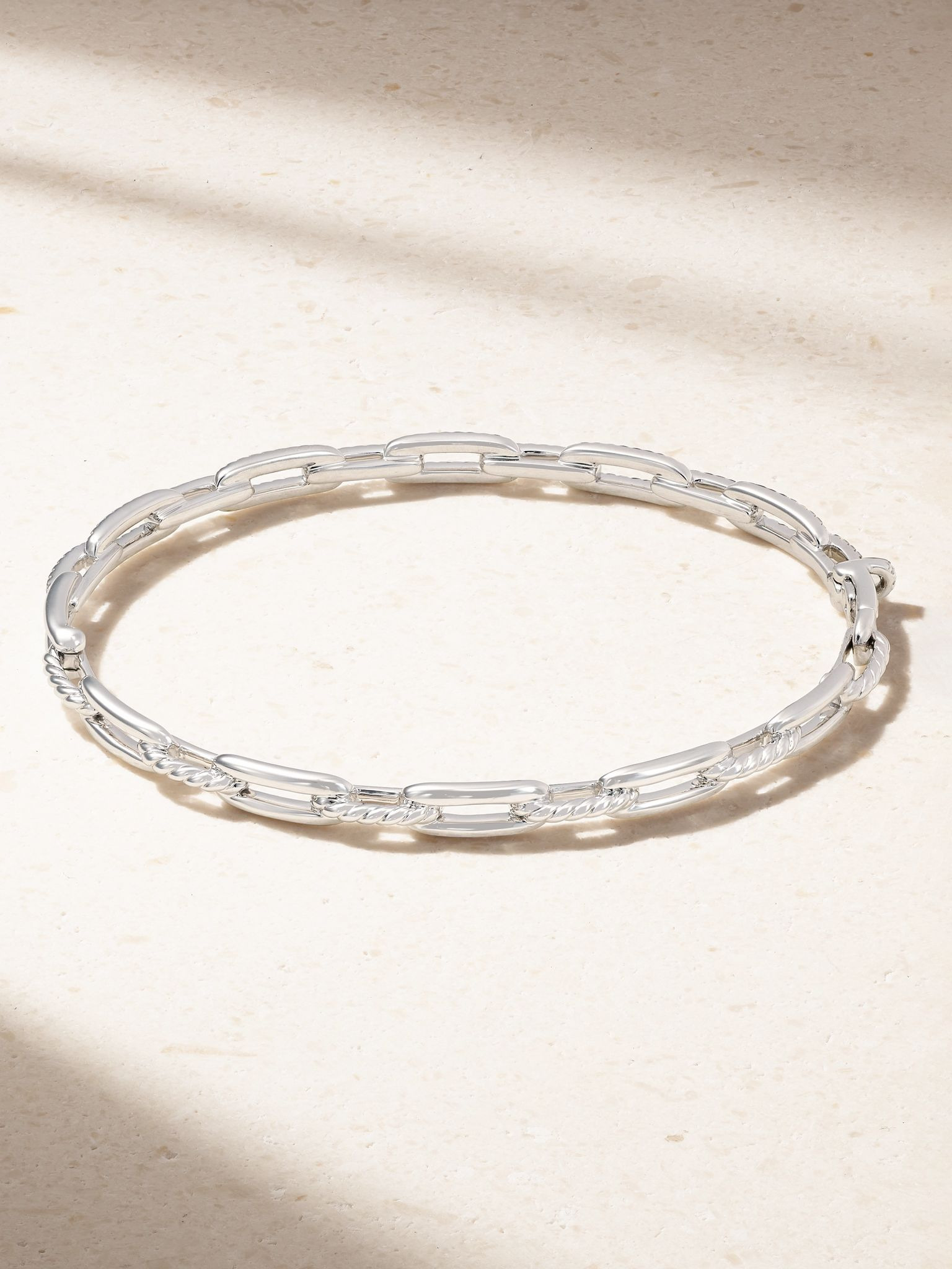 Stax 18-karat white gold diamond bracelet Gold - 3