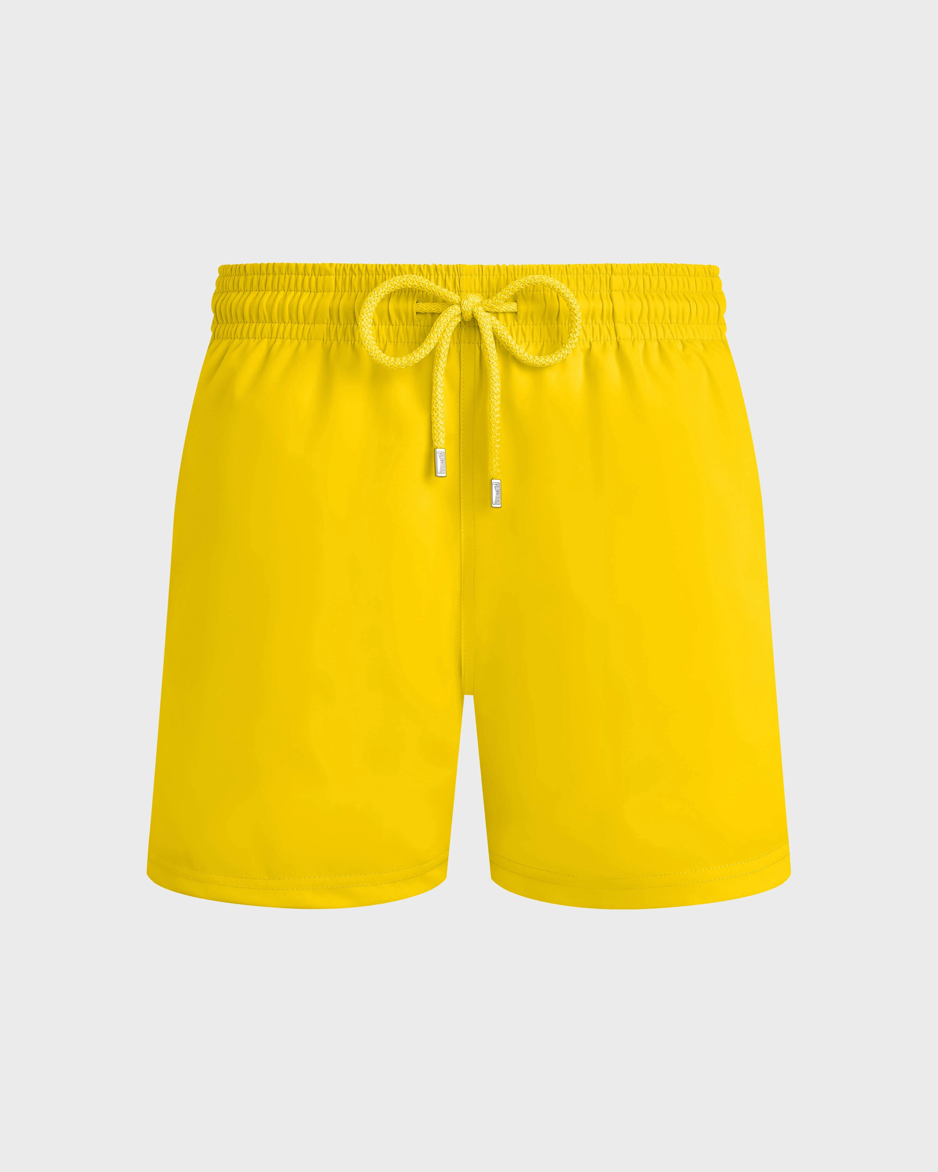 Men Stretch Short Swim Trunks Solid - 1