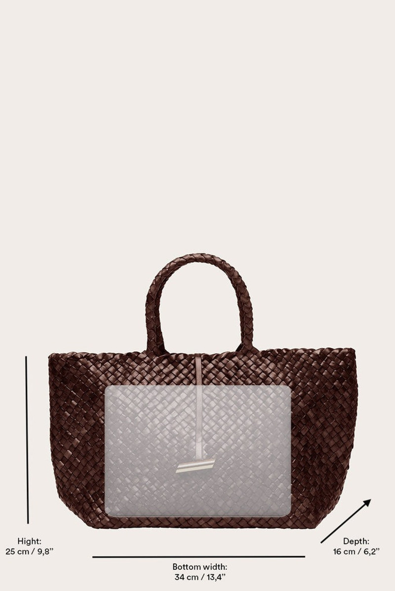 LARGE LEATHER BASKET LIME 4