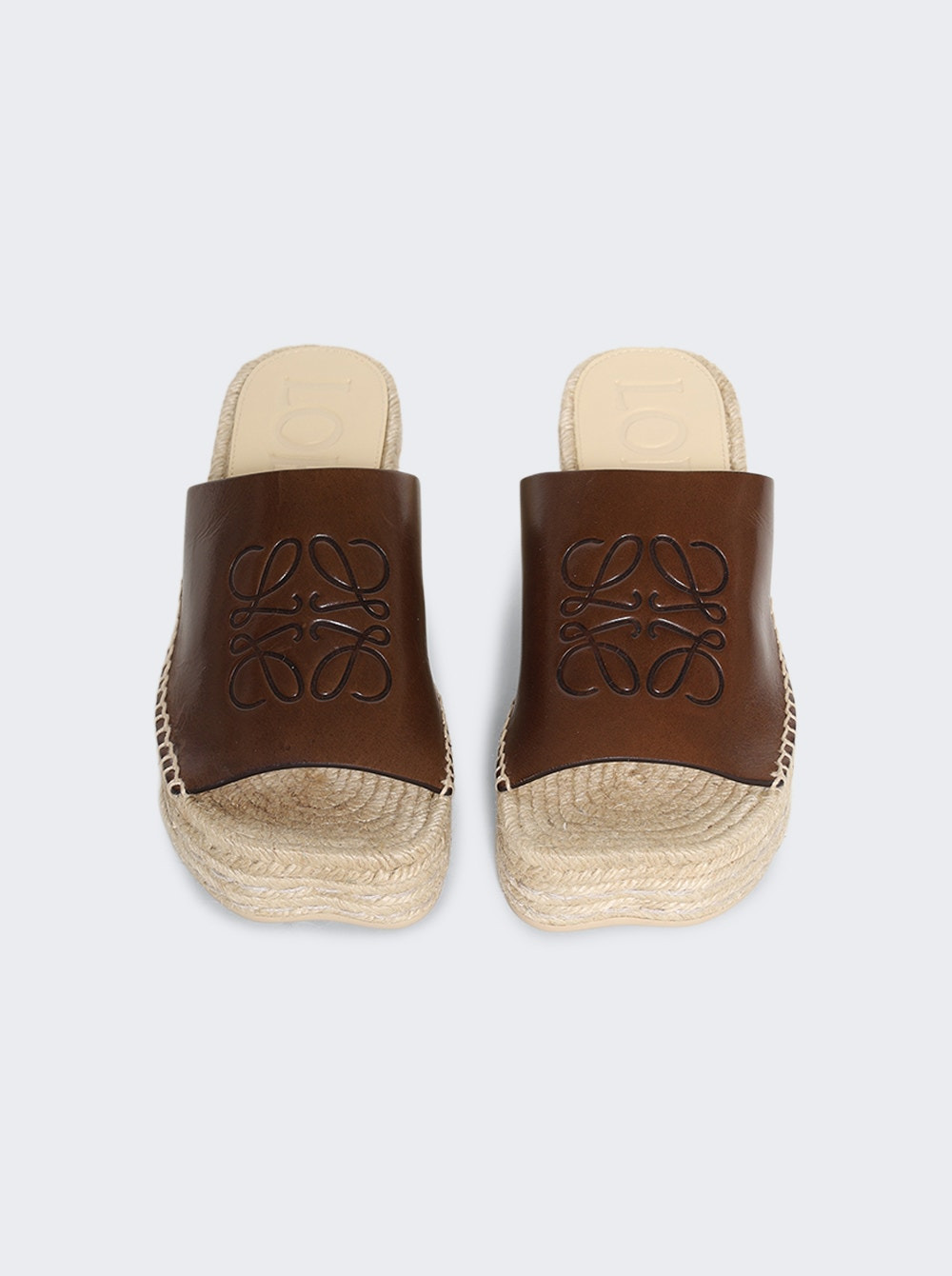 Paula's Ibiza Petal Espadrille Slide Sandal Brown - 5