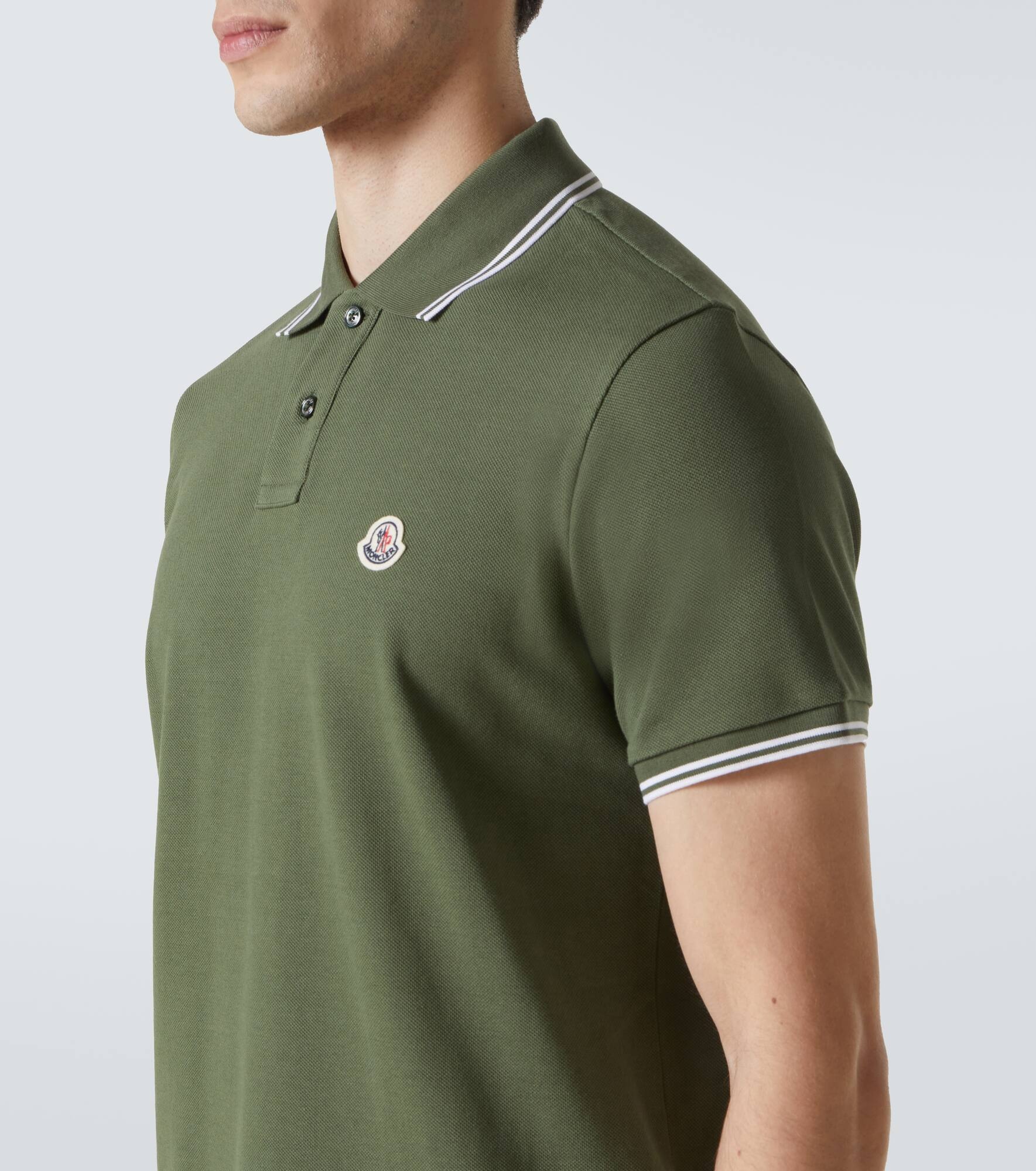 Cotton piqué polo shirt - 5