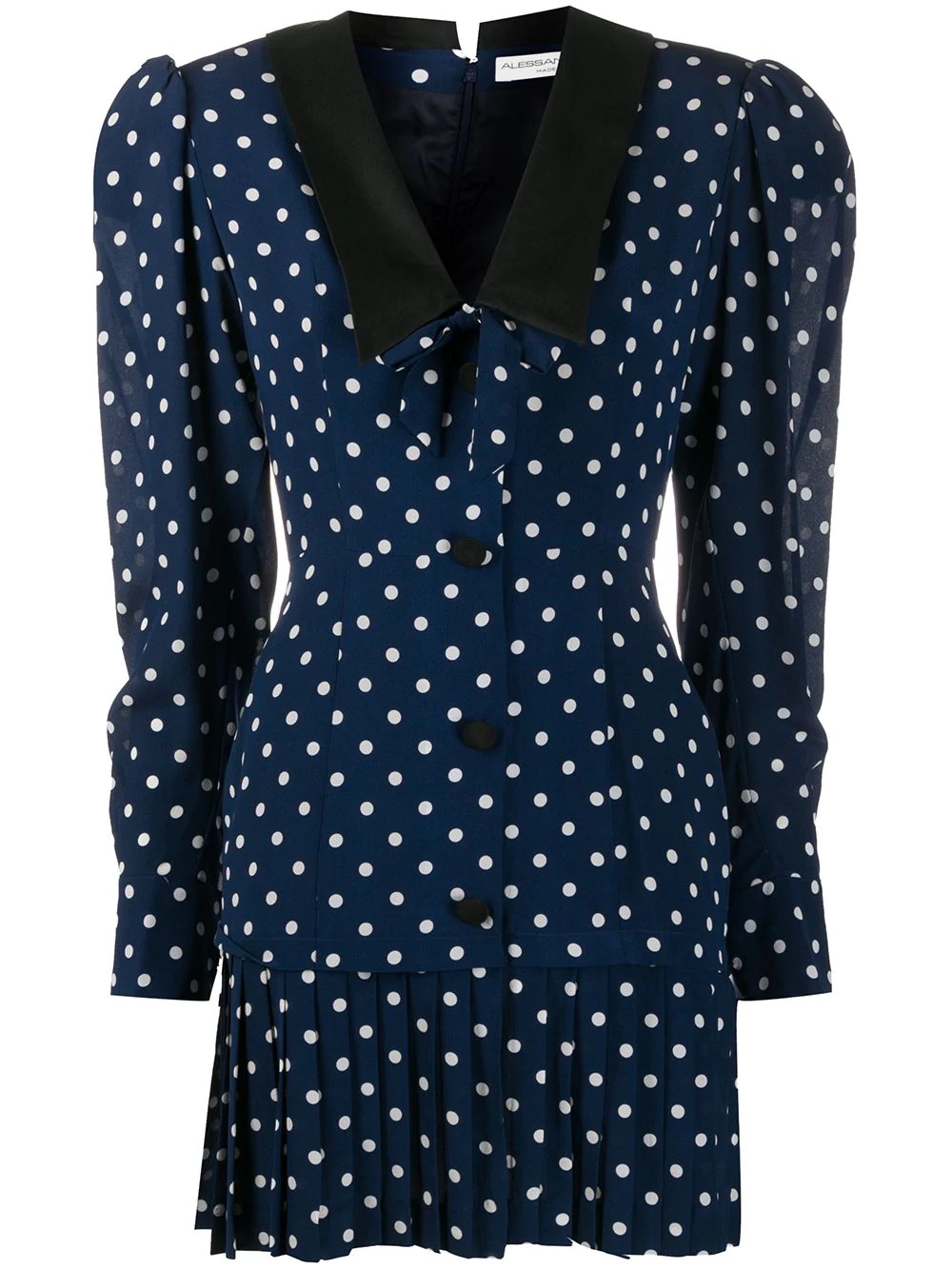 polka-dot print dress - 1