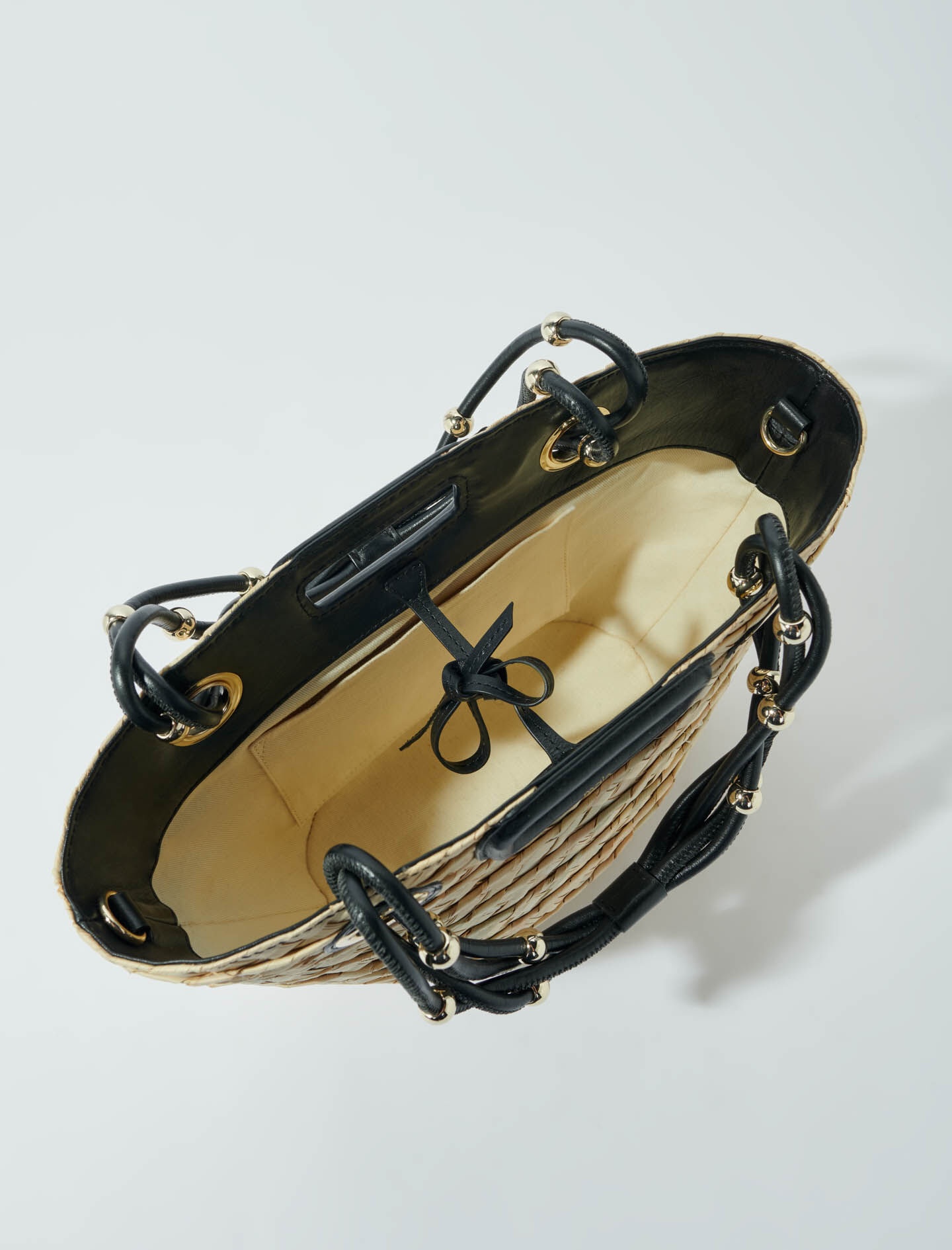 Mini woven basket bag - 4