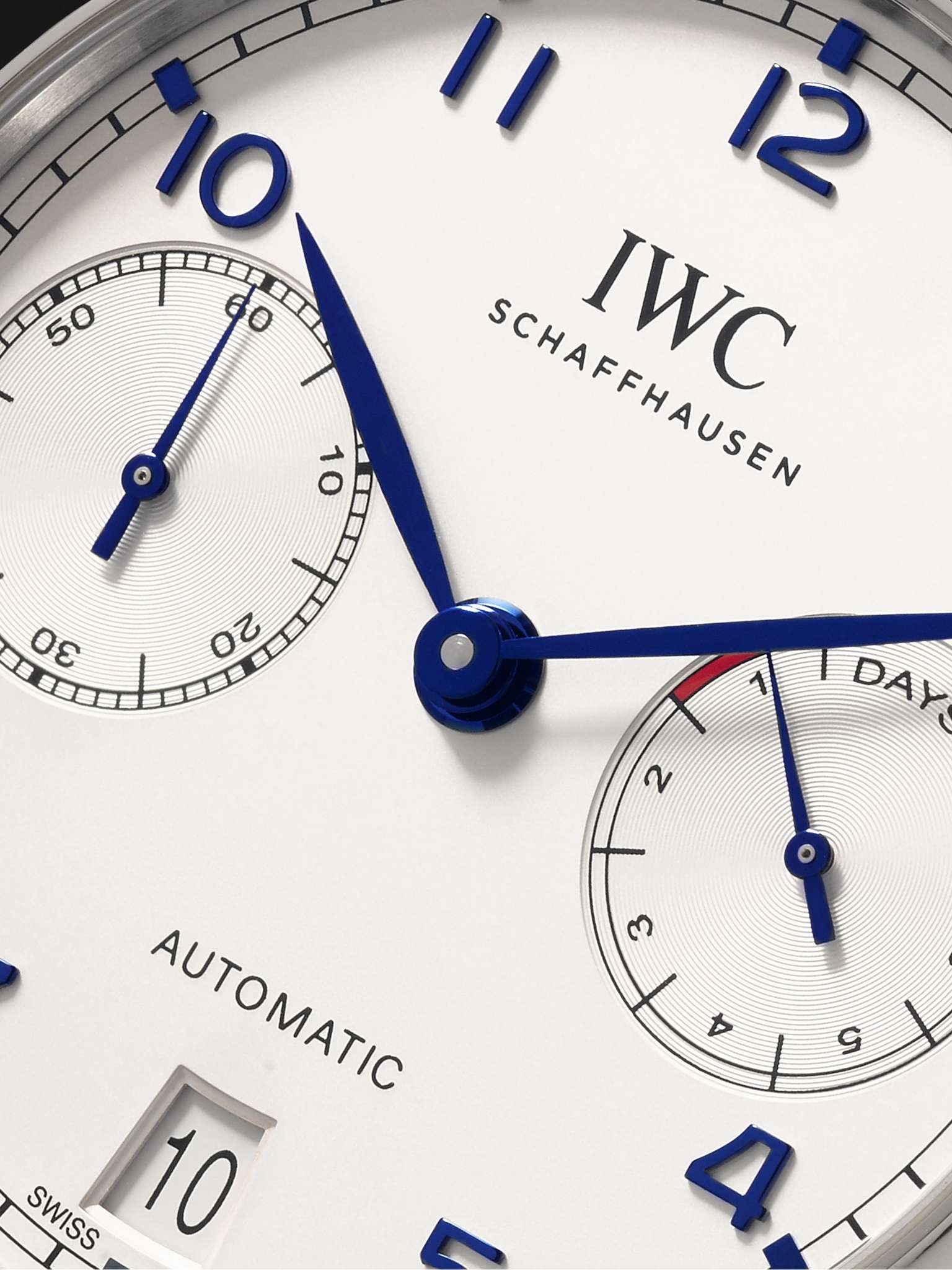 Portugieser Automatic 42.3mm Stainless Steel and Alligator Watch, Ref. No. IW500705 - 6