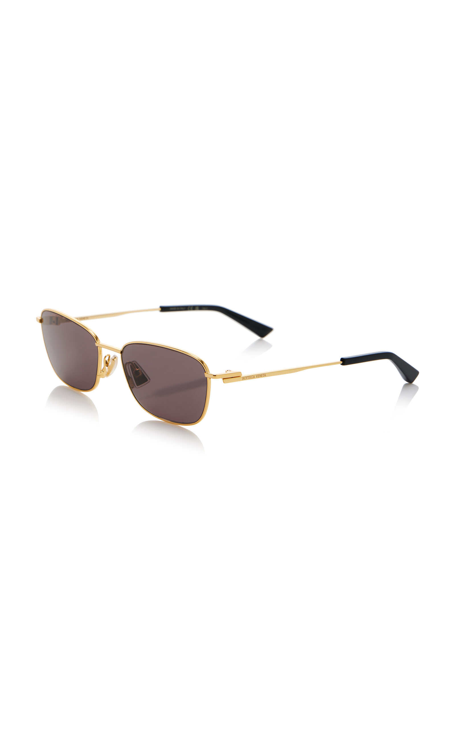 Square-Frame Metal Sunglasses grey - 3