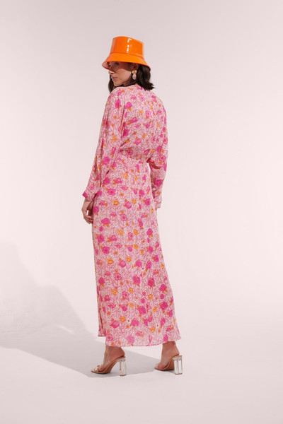 Poupette St Barth Long Dress Ilona - Pink Petunia outlook
