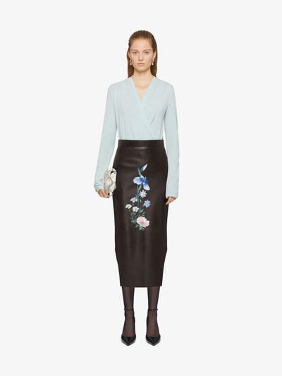 Givenchy DRAPED BLOUSE IN CREPE JERSEY outlook