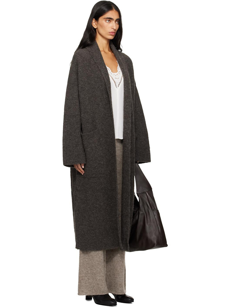 Gray Double Face Long Coat 2