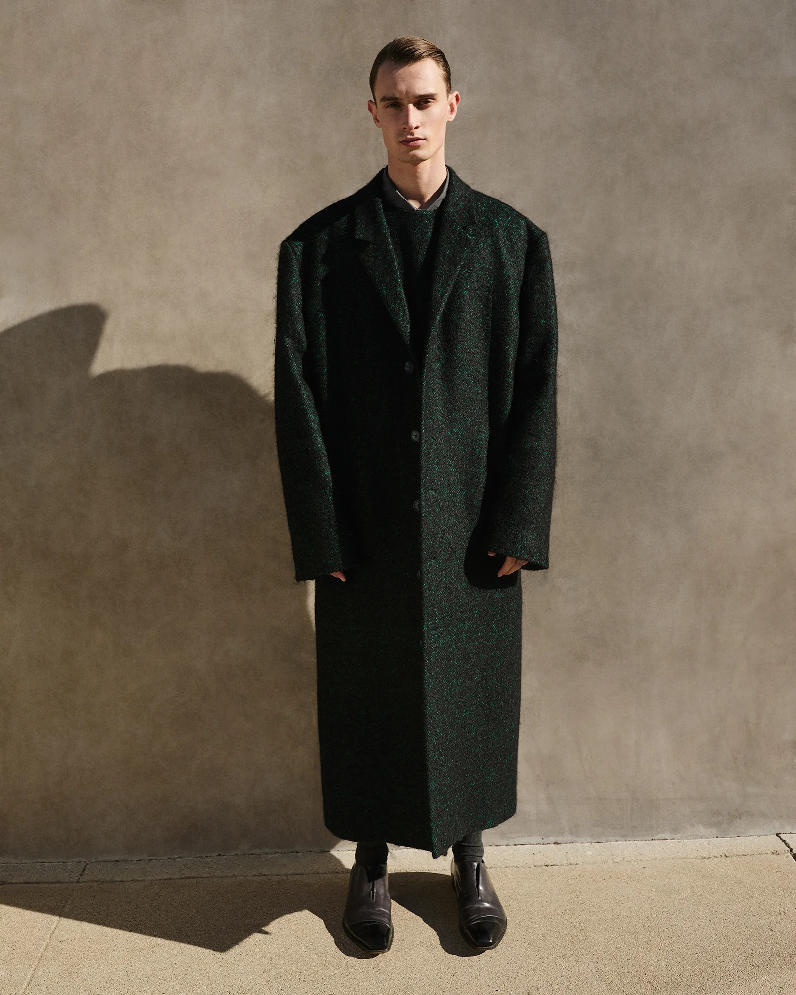 STRUCTURED COAT CYPRESS BLACK - 5