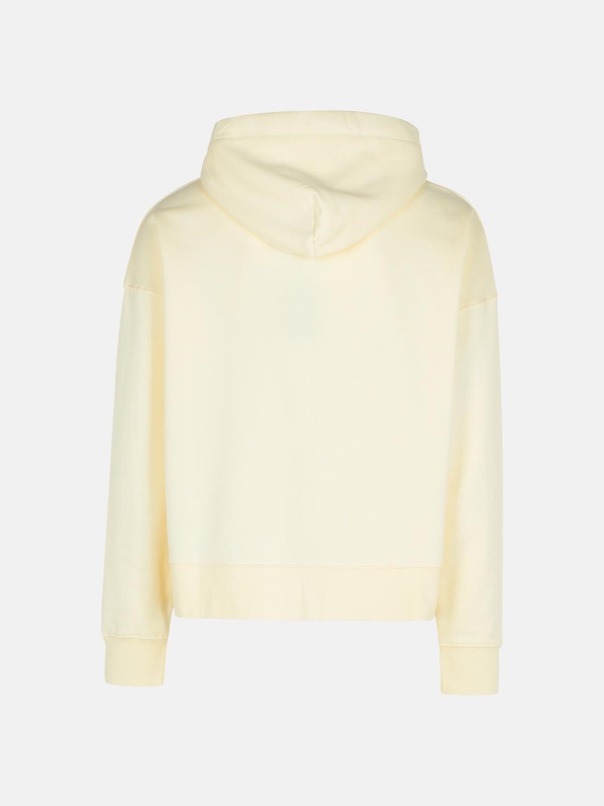 'BEAR IN MIND' CREAM COTTON SWEATSHIRT - 3