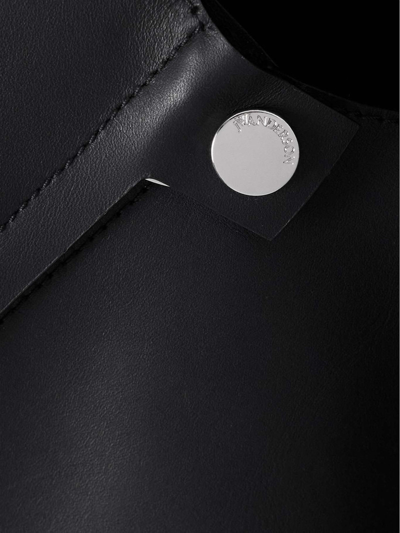Leather mini skirt Black 4