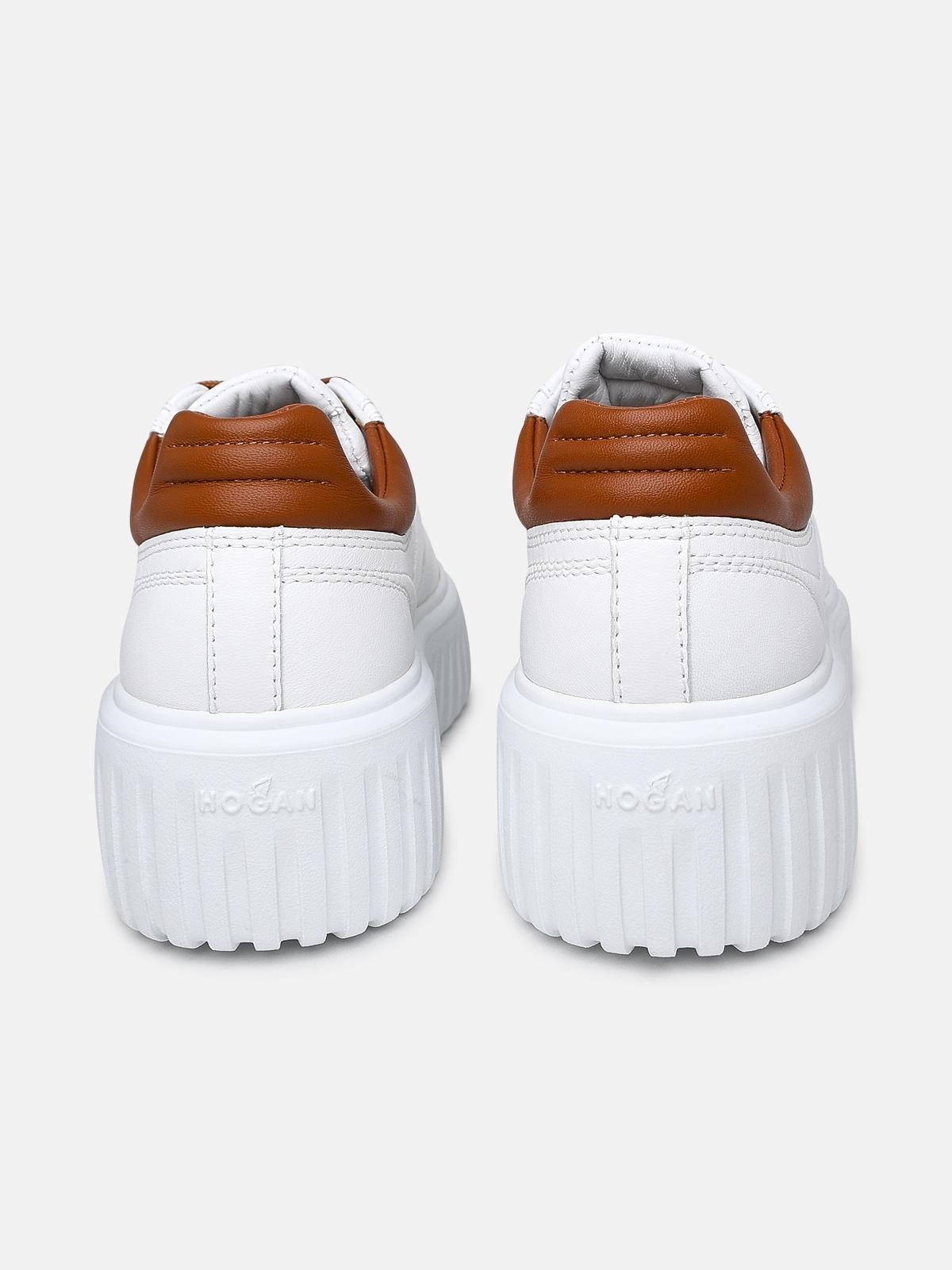 White leather sneakers - 4