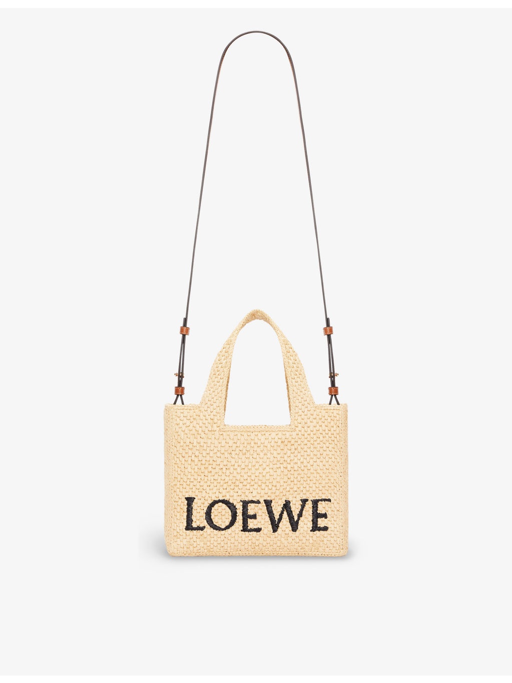 Loewe x Paula's Ibiza small raffia tote bag - 5
