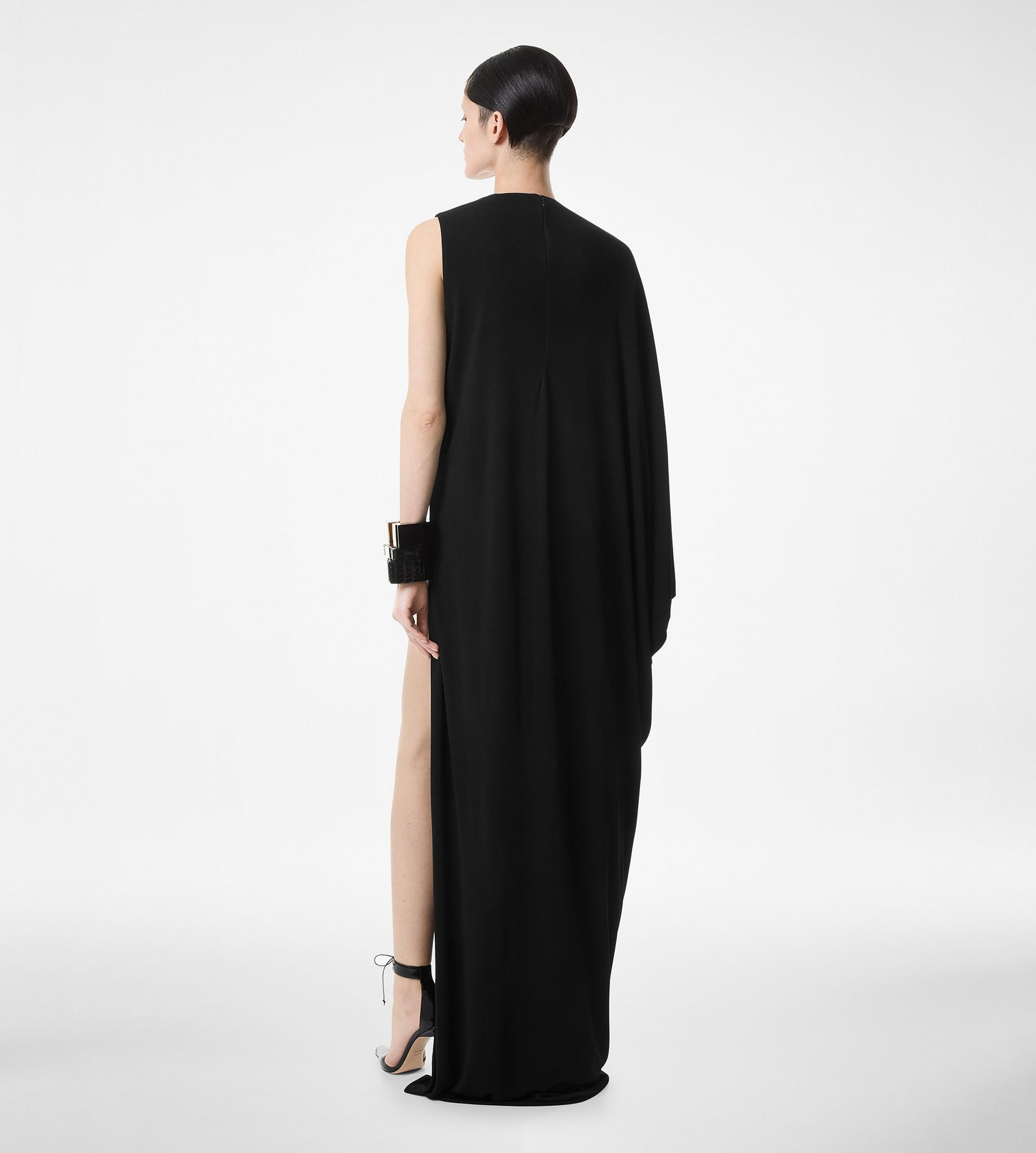 CREPE JERSEY EVENING DRESS - 4