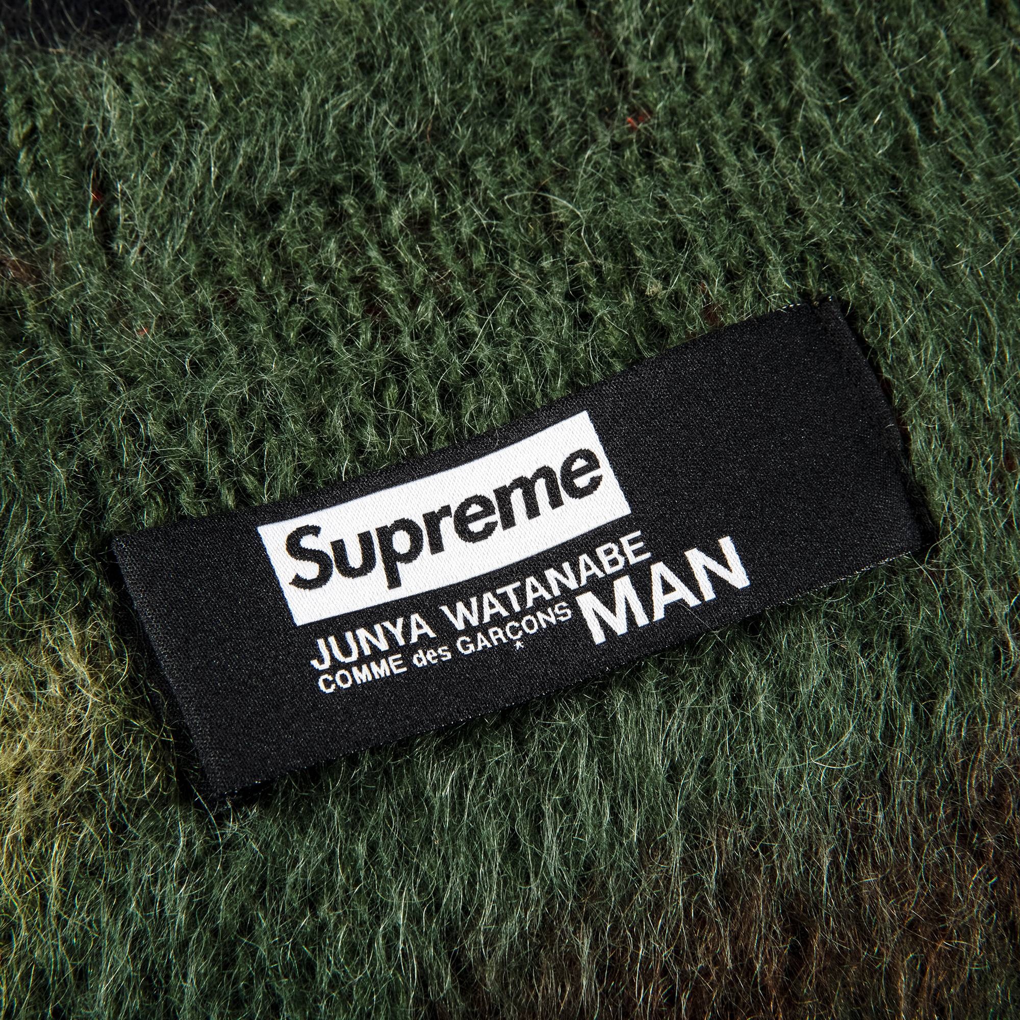 Supreme x Junya Watanabe x Comme des Garçons MAN Brushed Camo Sweater 'Olive' - 3