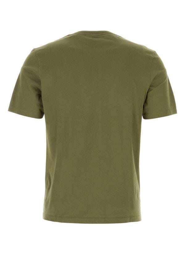 Army green cotton t-shirt - 2