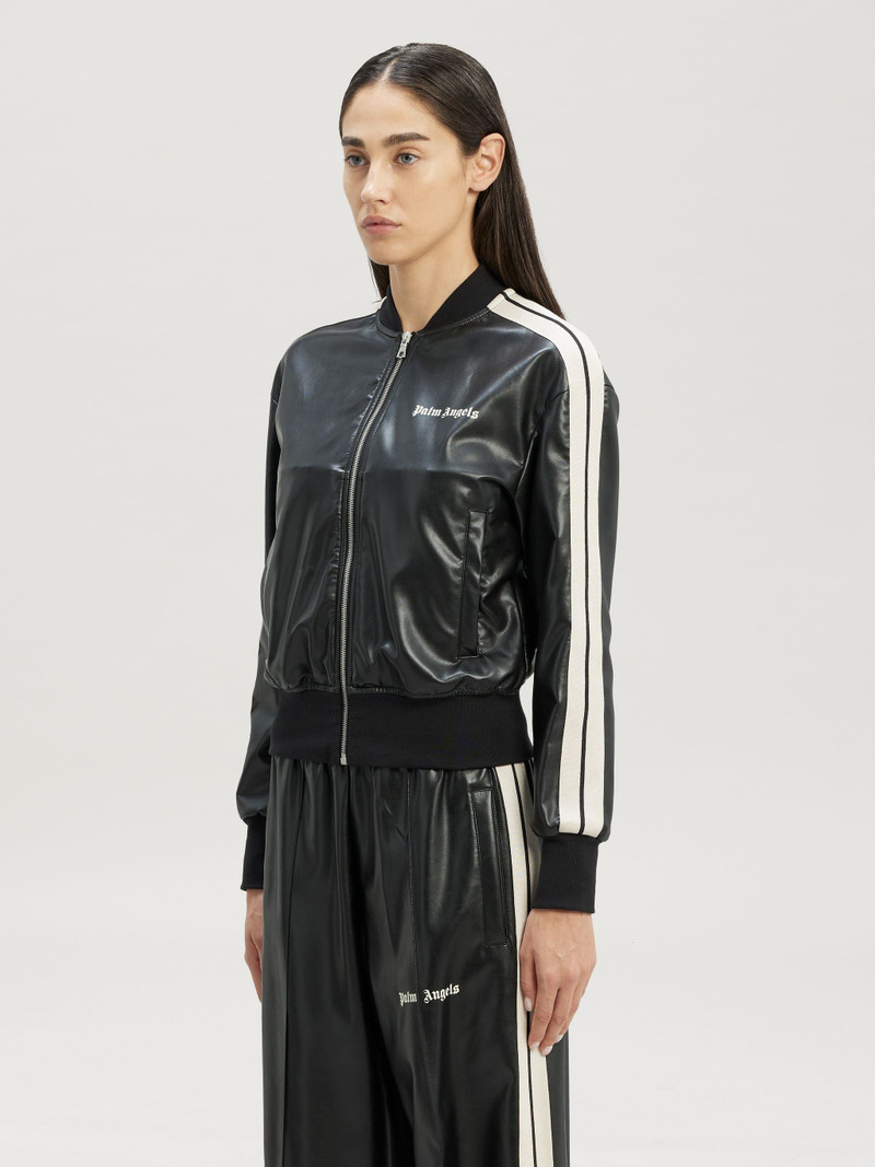 Leather Effect Bomber Trackjacket 4