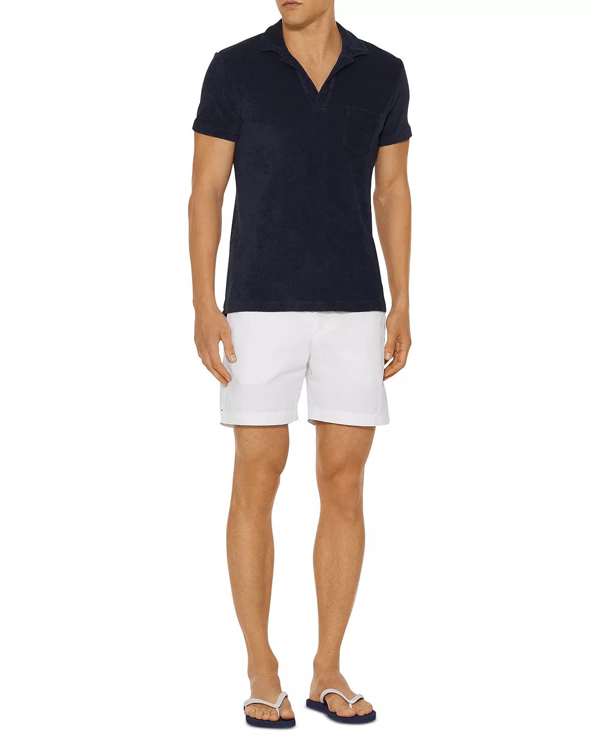 Cotton Terry Solid Tailored Fit Polo Shirt - 2