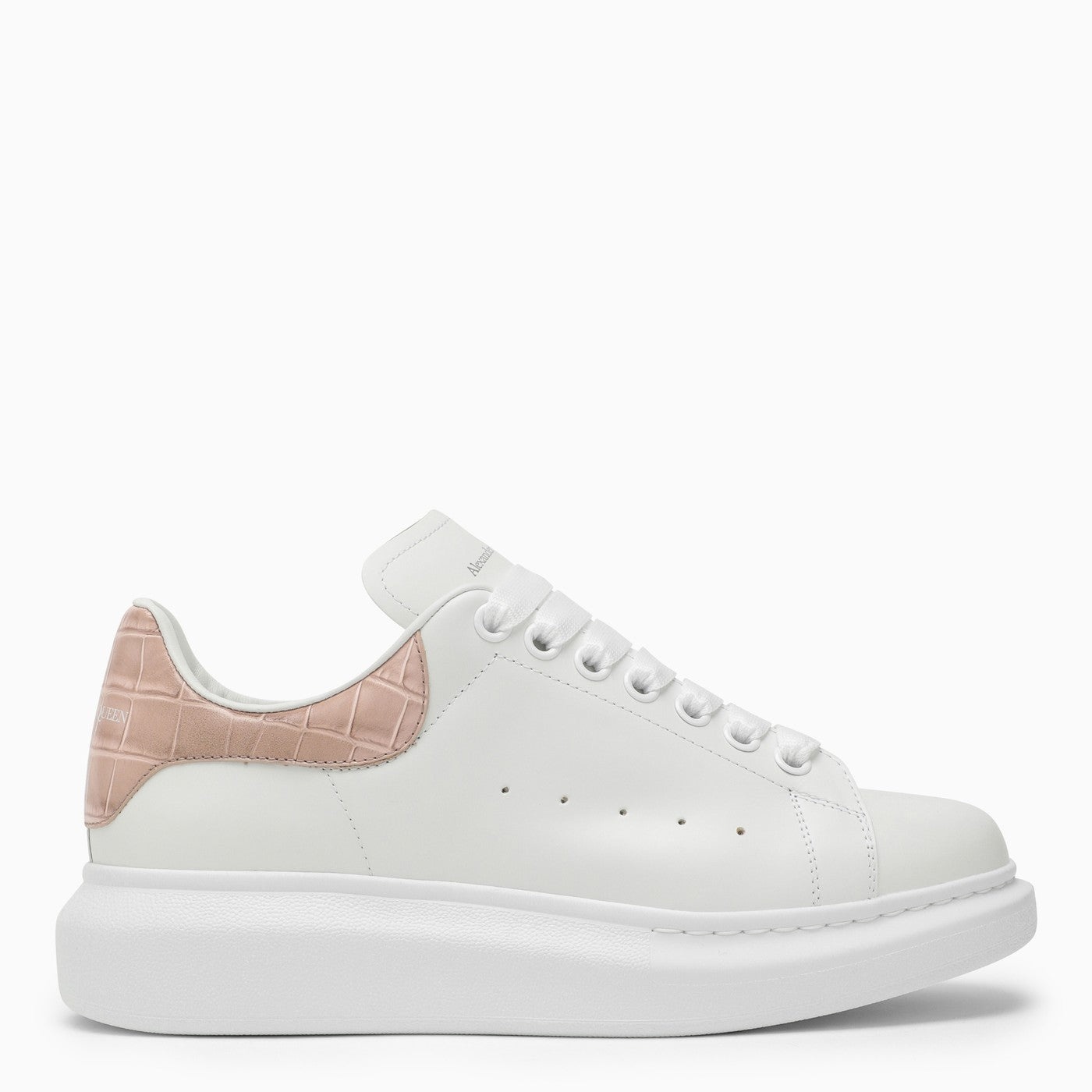 Alexander Mc Queen White And Clay Oversized Sneakers - 1
