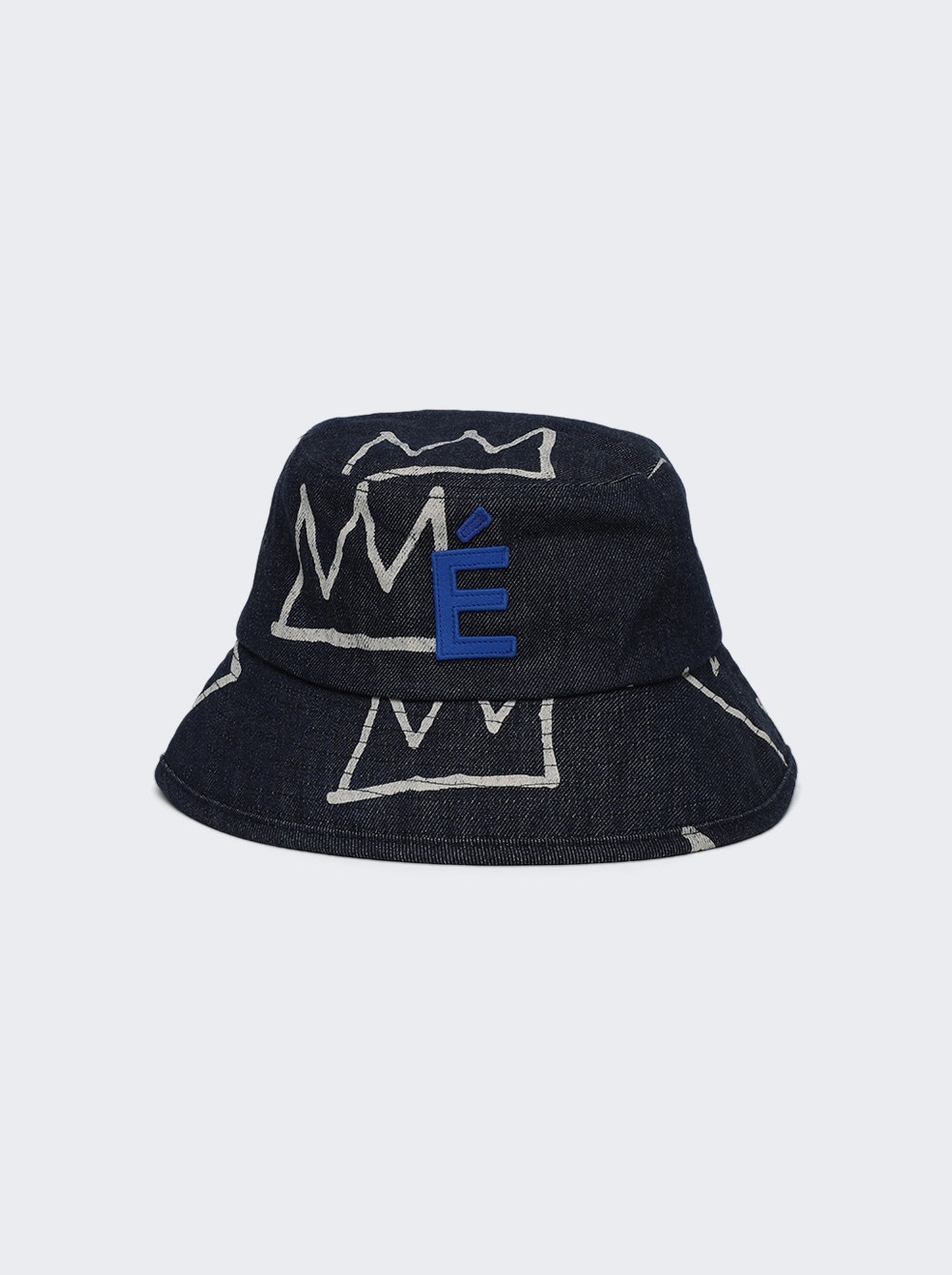 x Jean-Michel Basquiat Training Bucket Hat Crown Denim Blue - 1