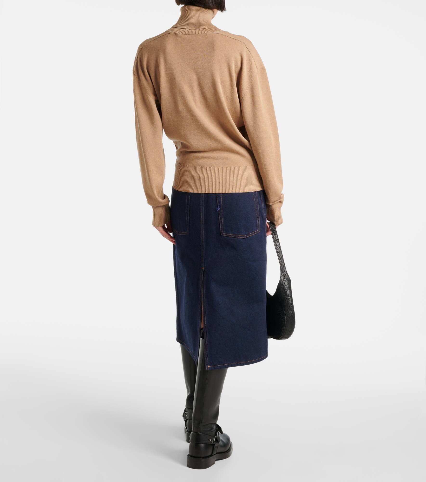 Turtleneck wool top - 3