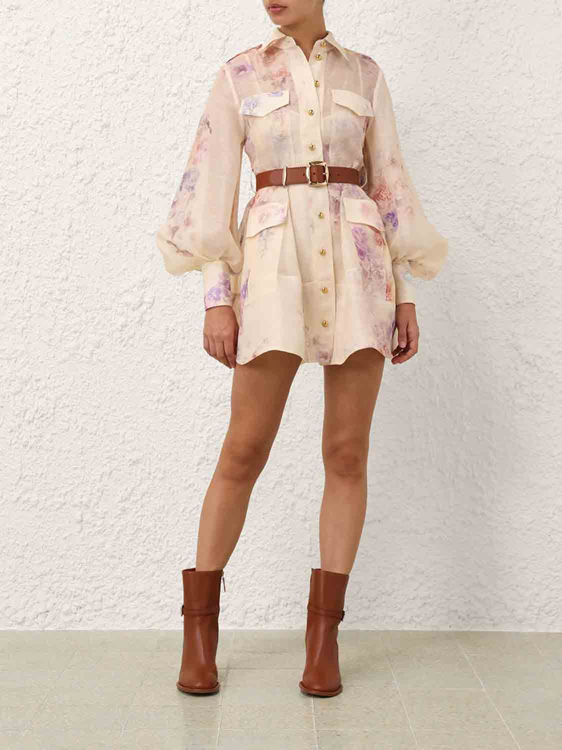 FLORAL MOTIF DRESS - 2
