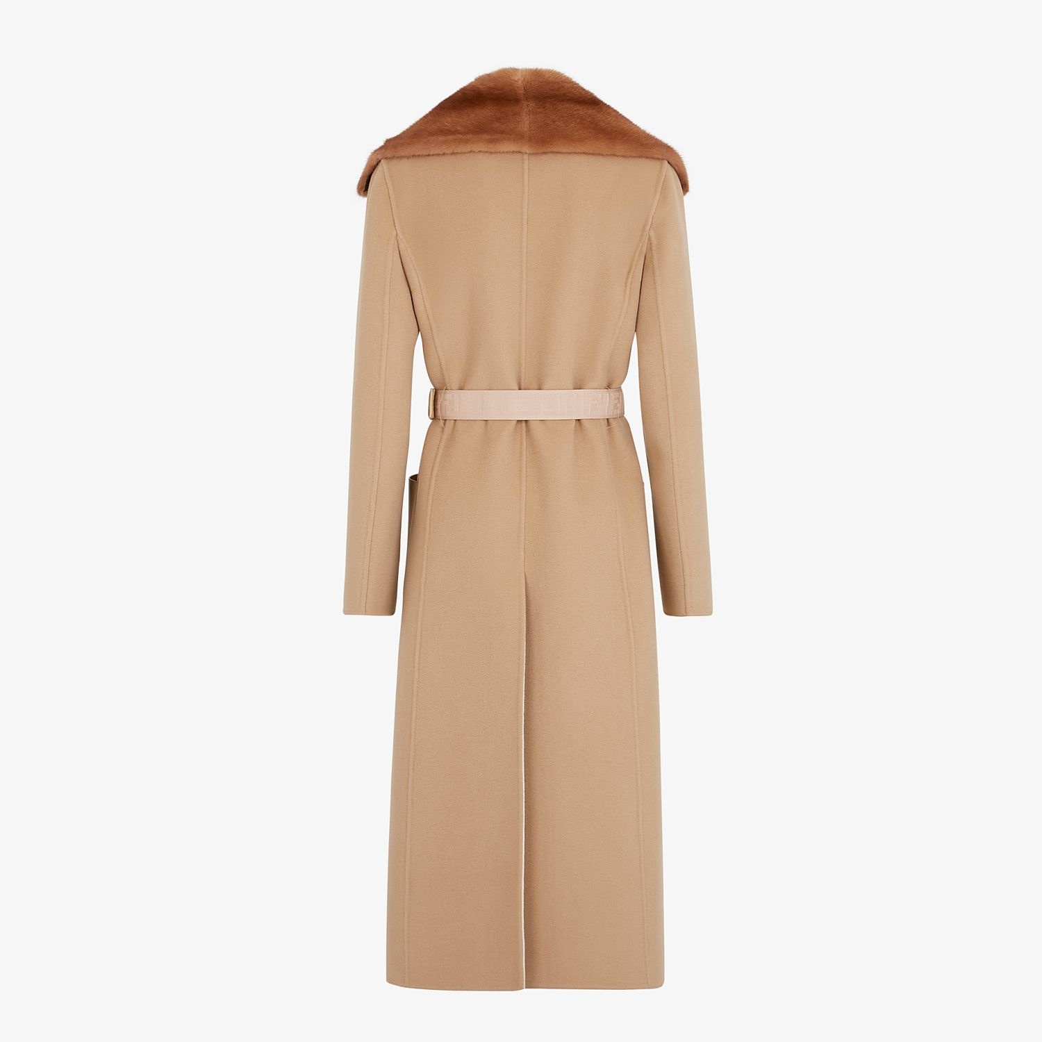 Beige cashmere coat - 2