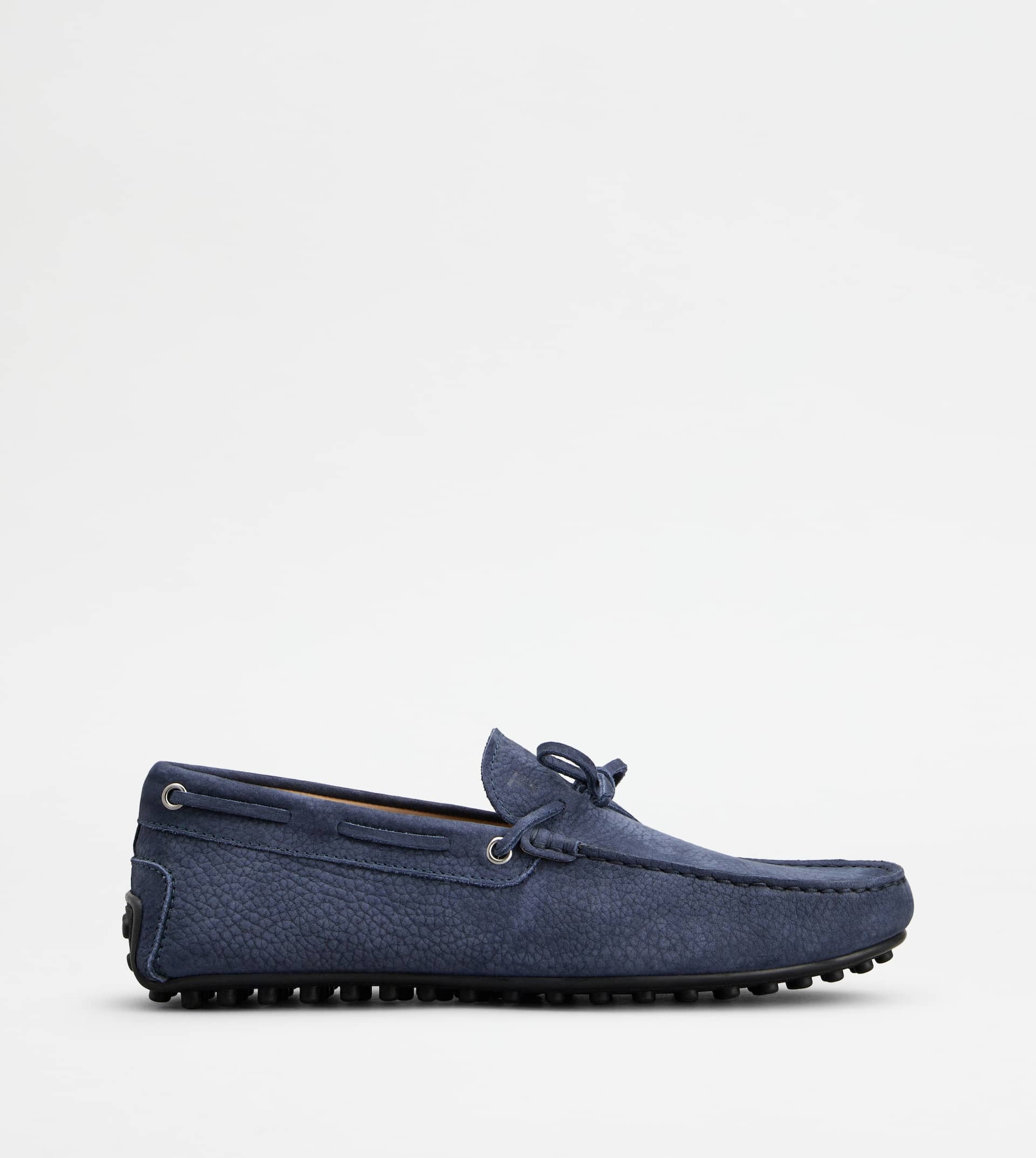 CITY GOMMINO DRIVING SHOES IN NUBUCK - BLUE - 1