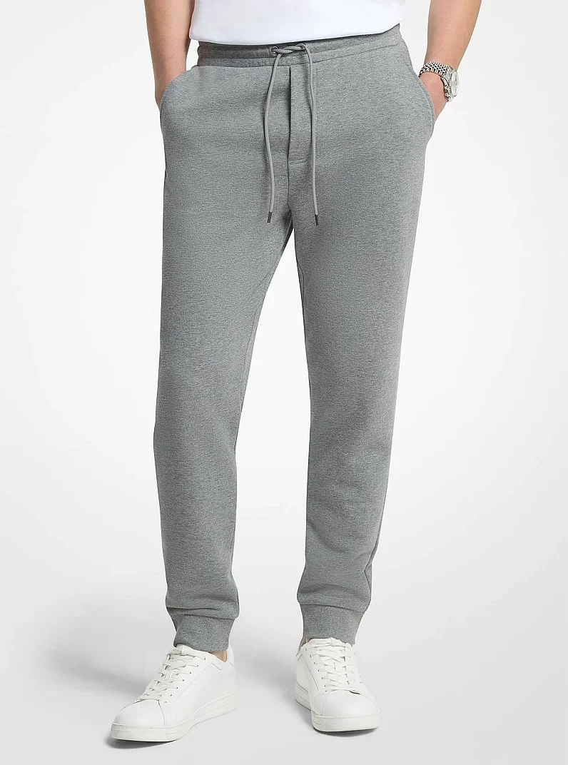 Cotton Blend Joggers - 1